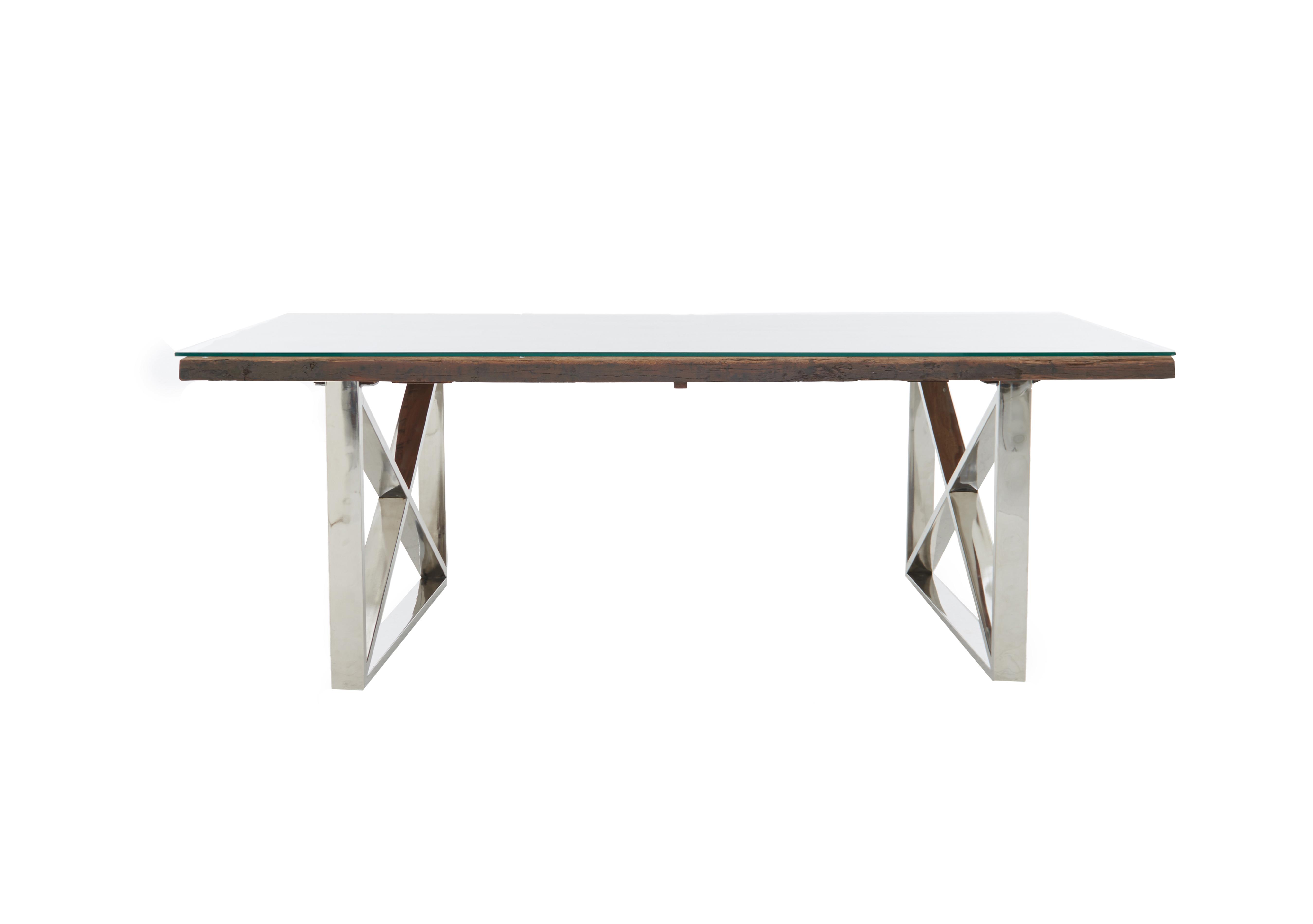 Chennai Dining Table with X-Shaped Legs in  on Furniture Village