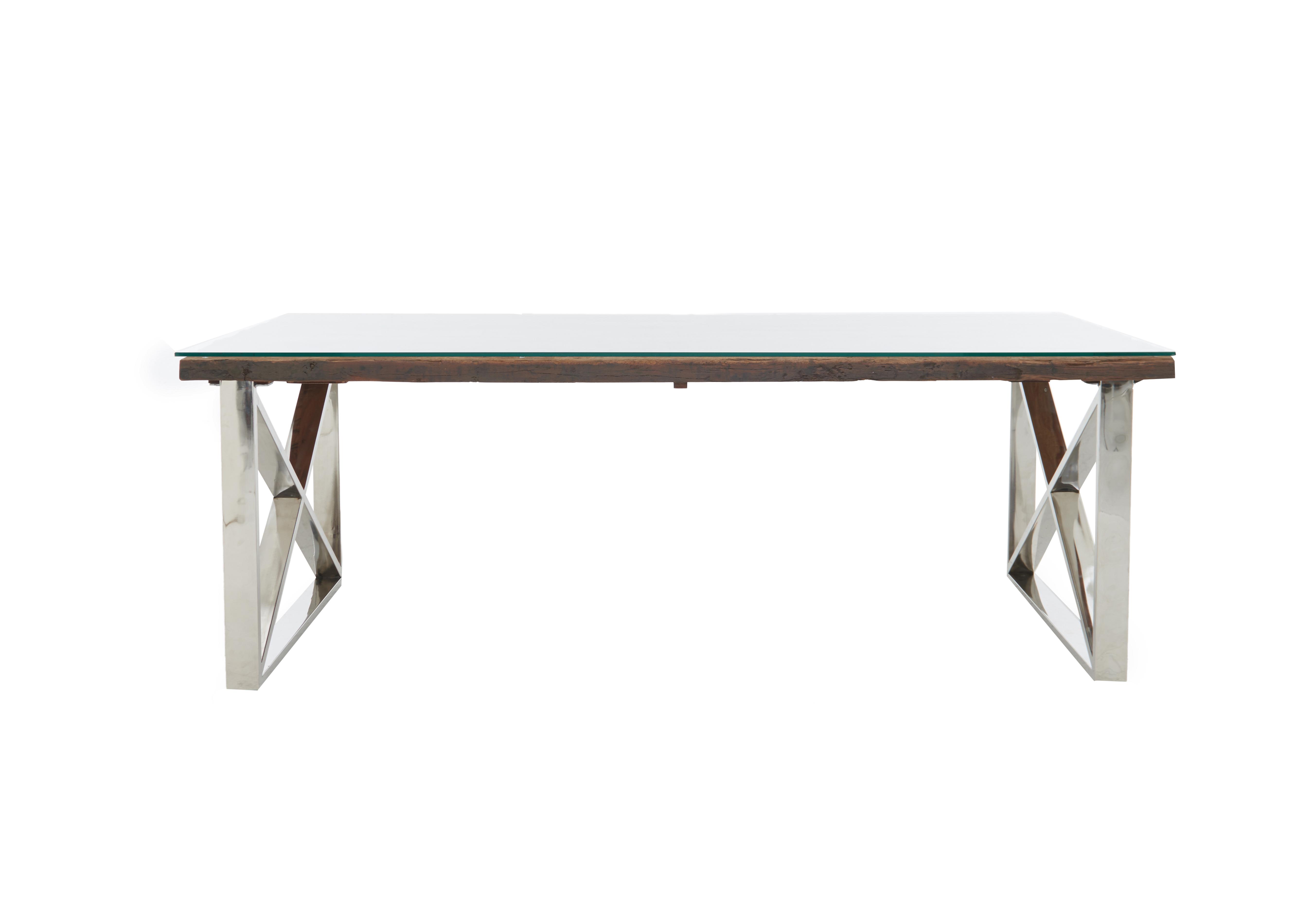 Chennai Dining Table with X-Shaped Legs in  on Furniture Village
