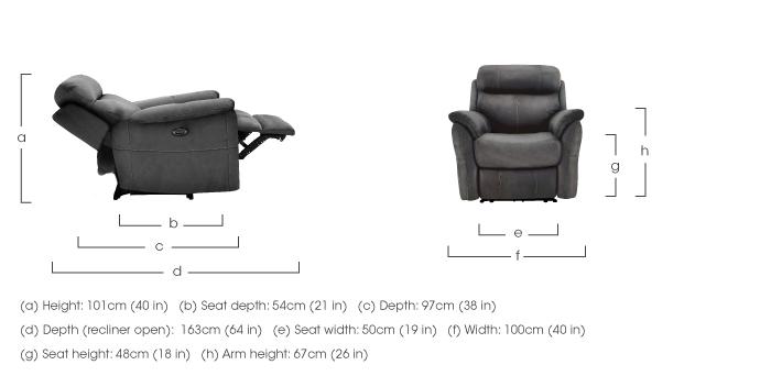 Relax Station Revive Fabric Armchair in  on Furniture Village