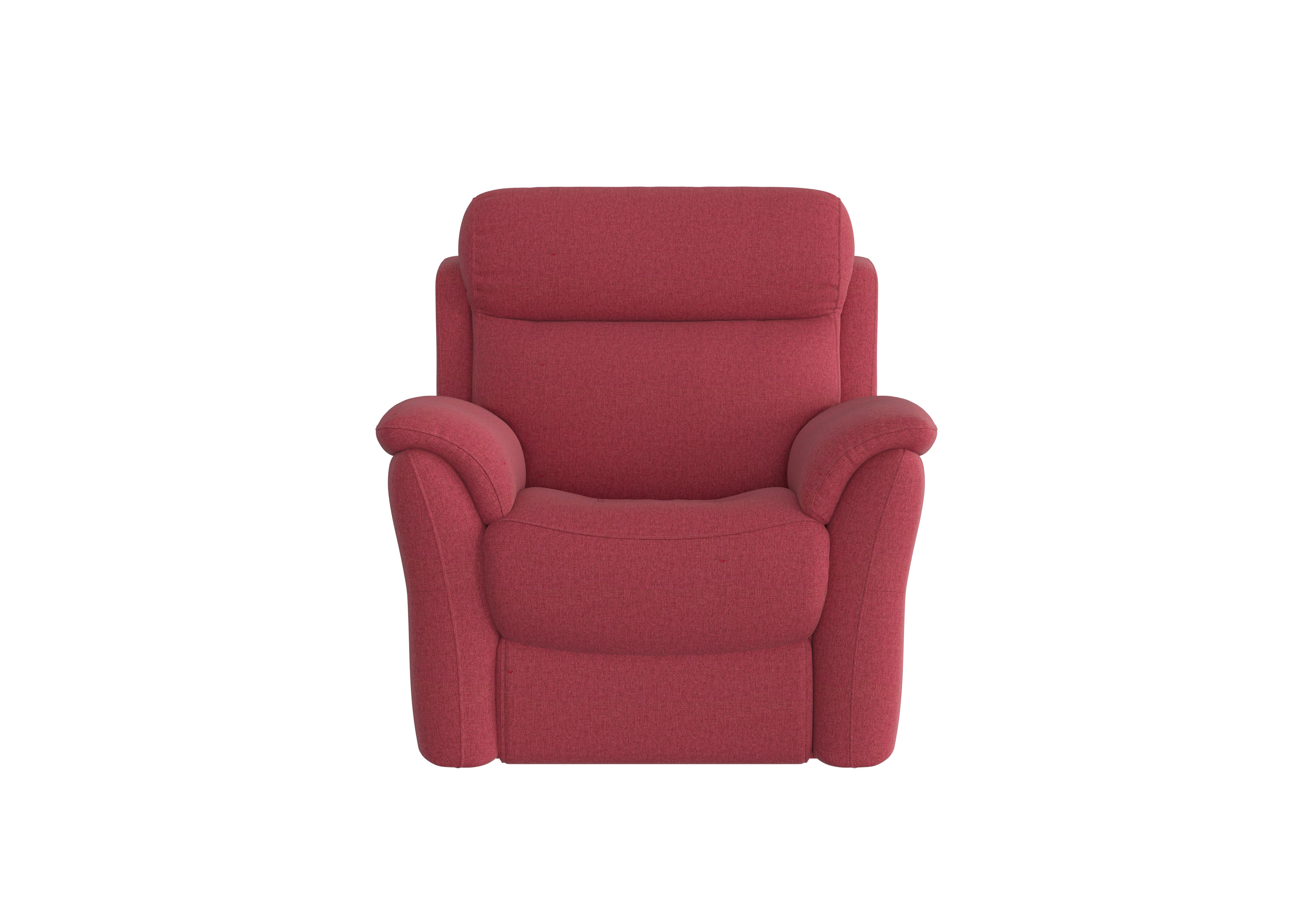 Relax Station Revive Fabric Armchair in Fab-Blt-R29 Red on Furniture Village