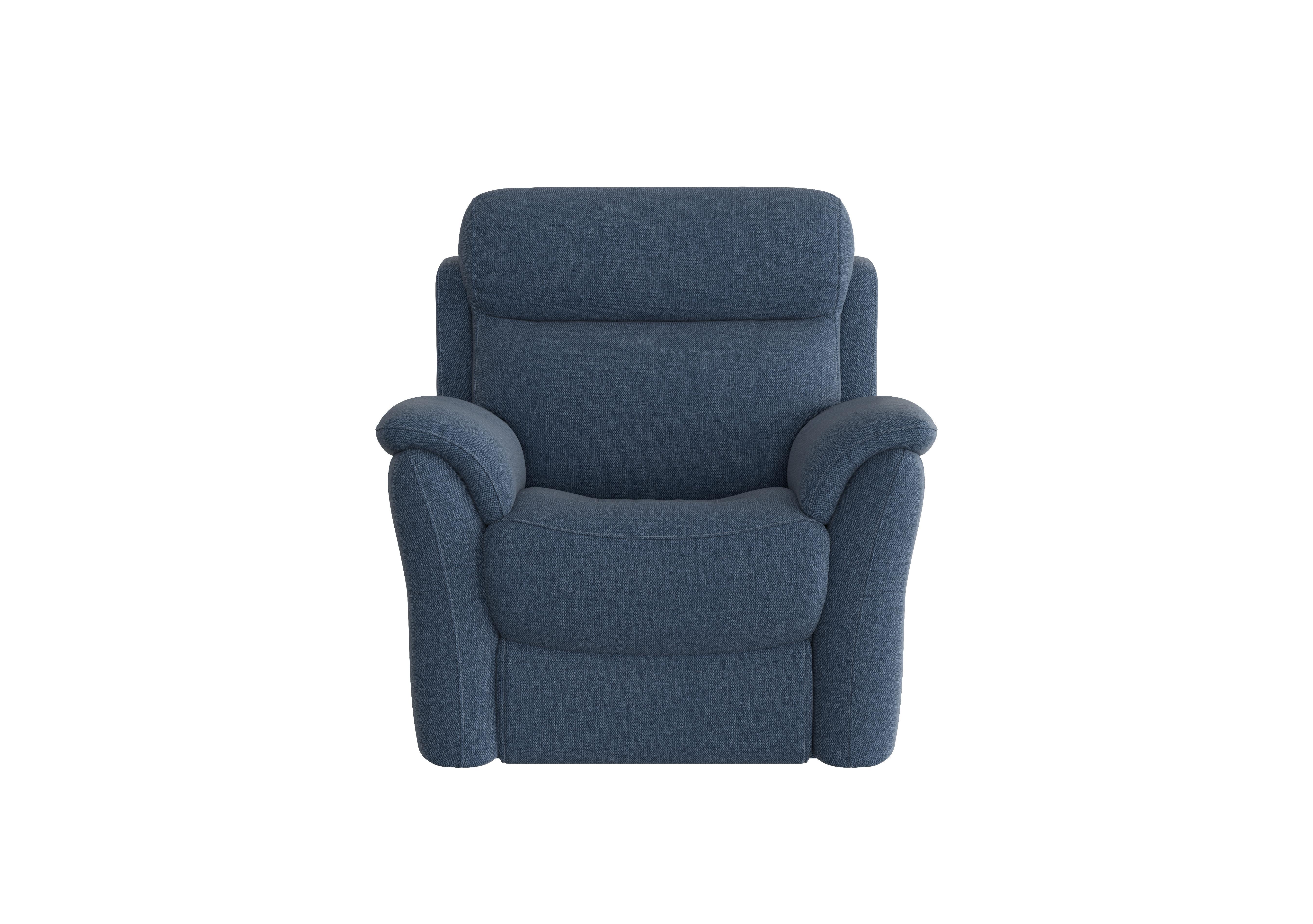 Relax Station Revive Fabric Armchair in Fab-Blt-R38 Blue on Furniture Village