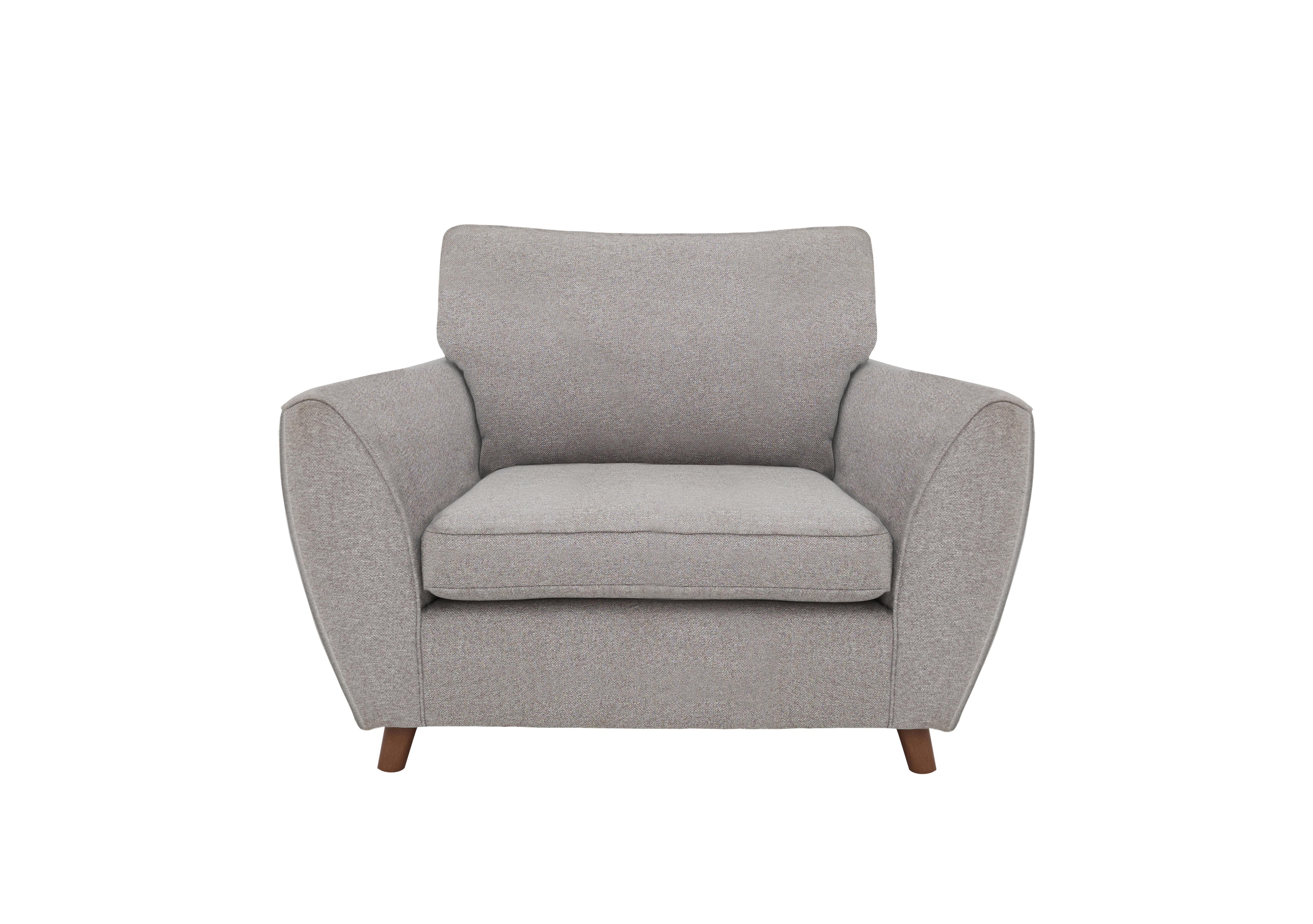 Uptown Collection Primrose Fabric Snuggler Armchair in Kendal Storm Col 3 Dark on Furniture Village