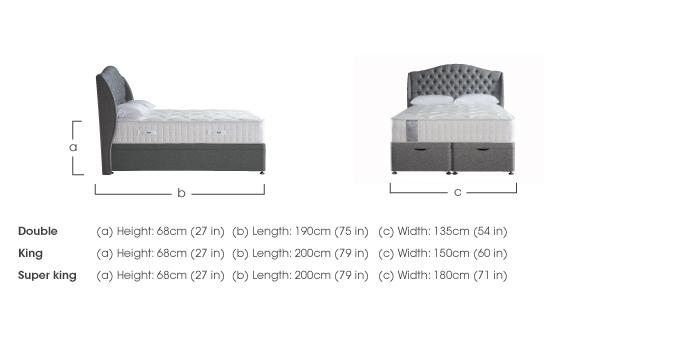 Latex 2200 Ottoman Divan Set in  on Furniture Village