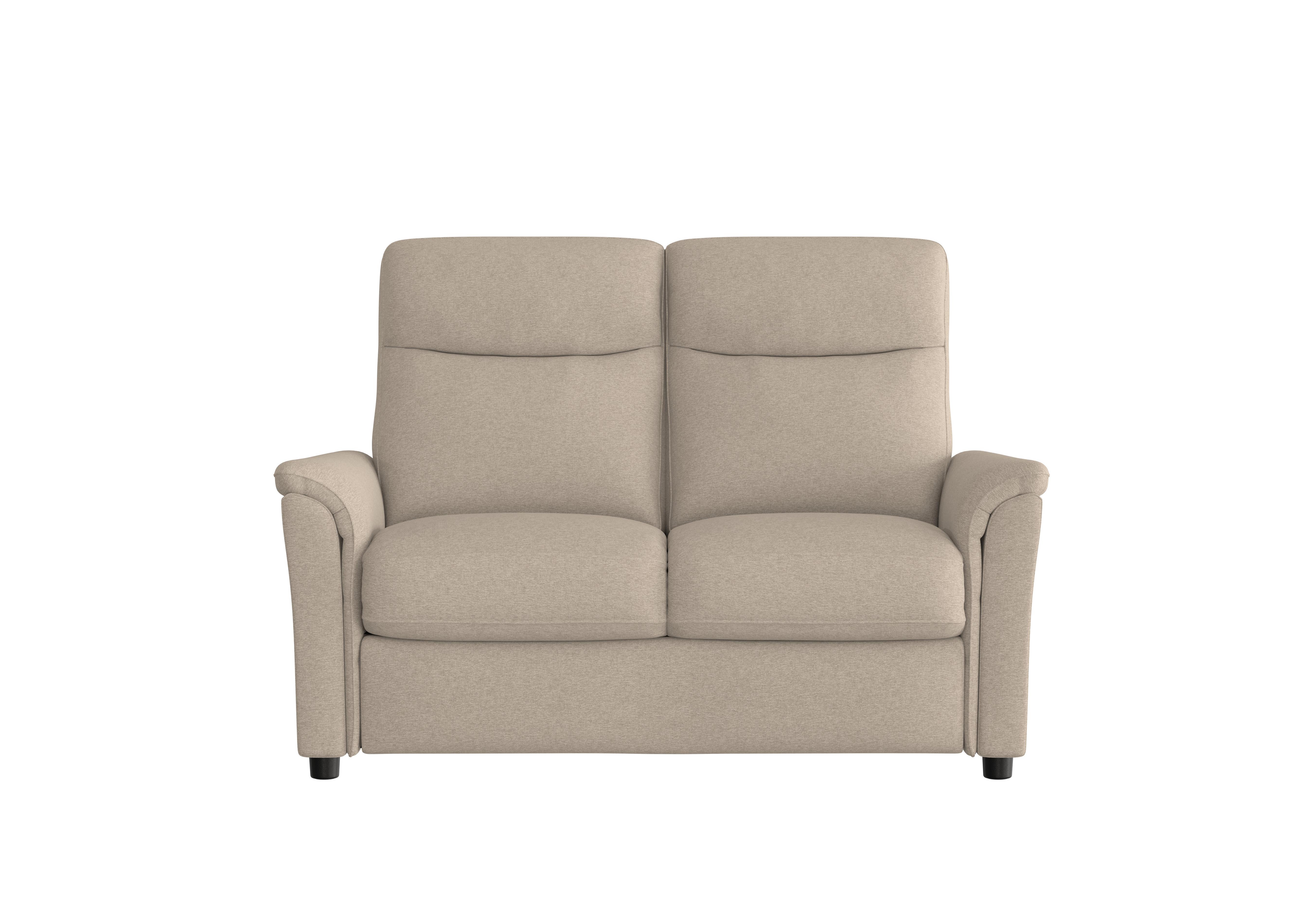 Piccolo 2 Seater Fabric Sofa in Fab-Ska-R28 Beige on Furniture Village