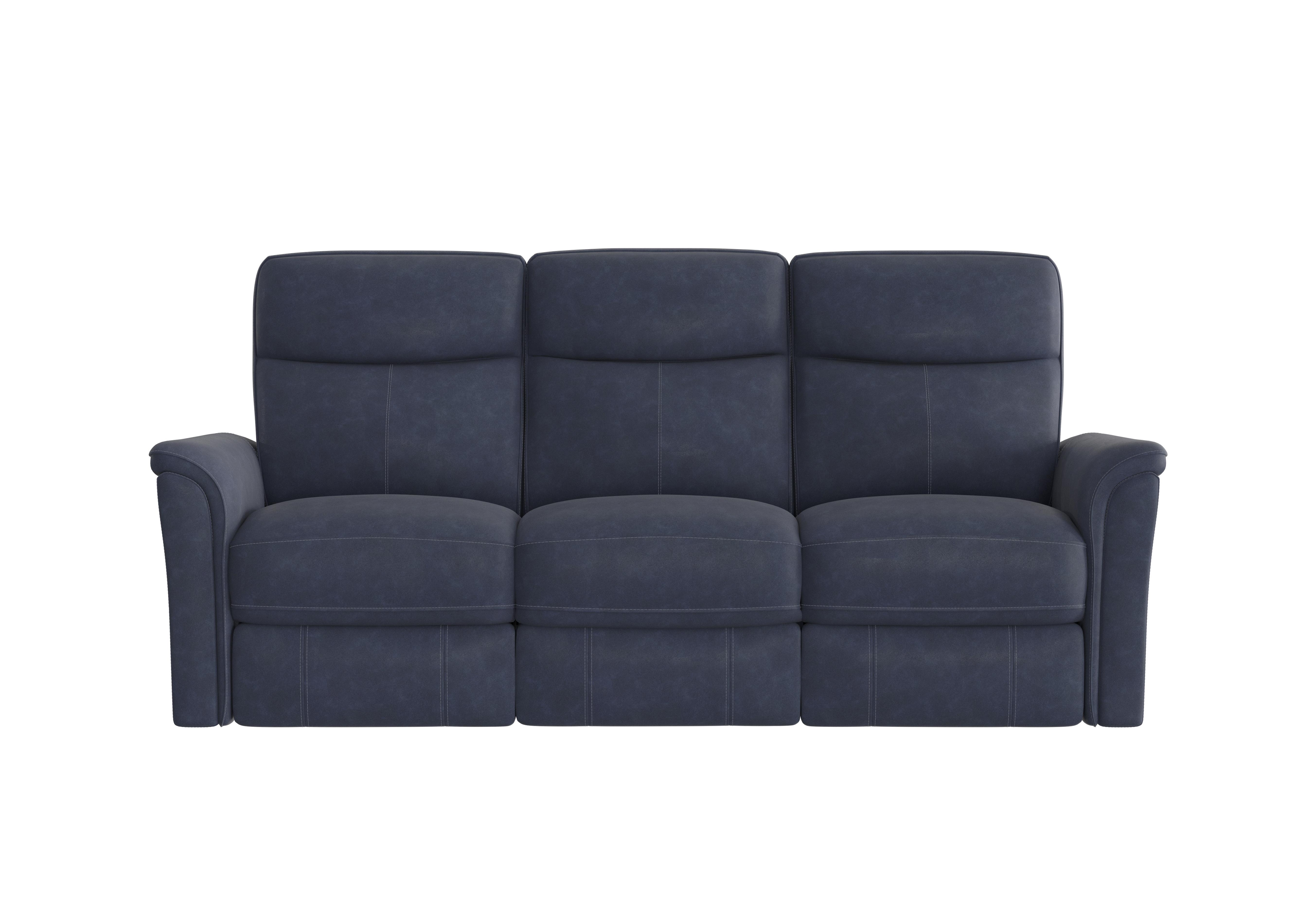 Piccolo 3 Seater Fabric Sofa in Bfa-Ori-R23 Blue on Furniture Village