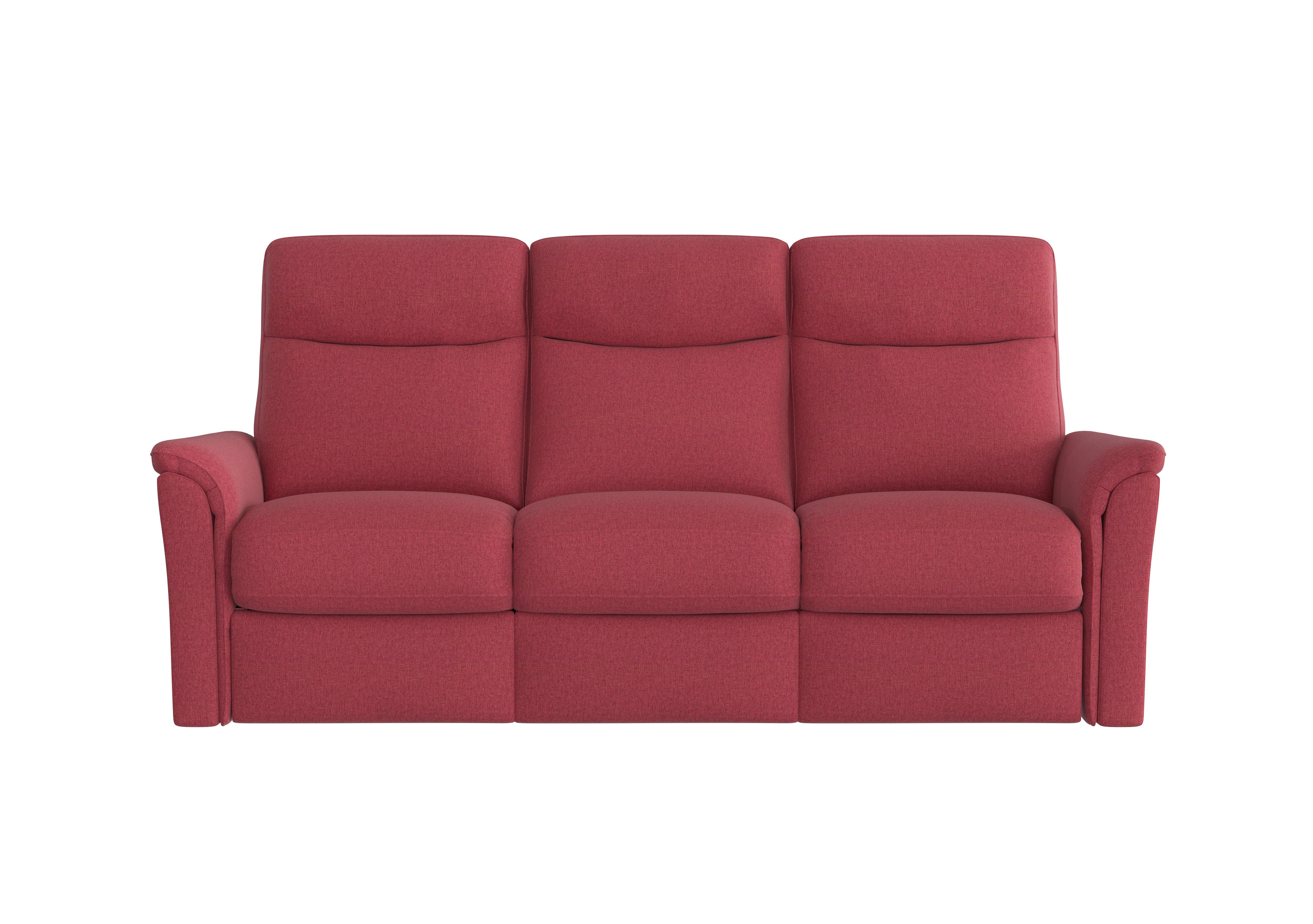 Piccolo 3 Seater Fabric Sofa in Fab-Blt-R29 Red on Furniture Village