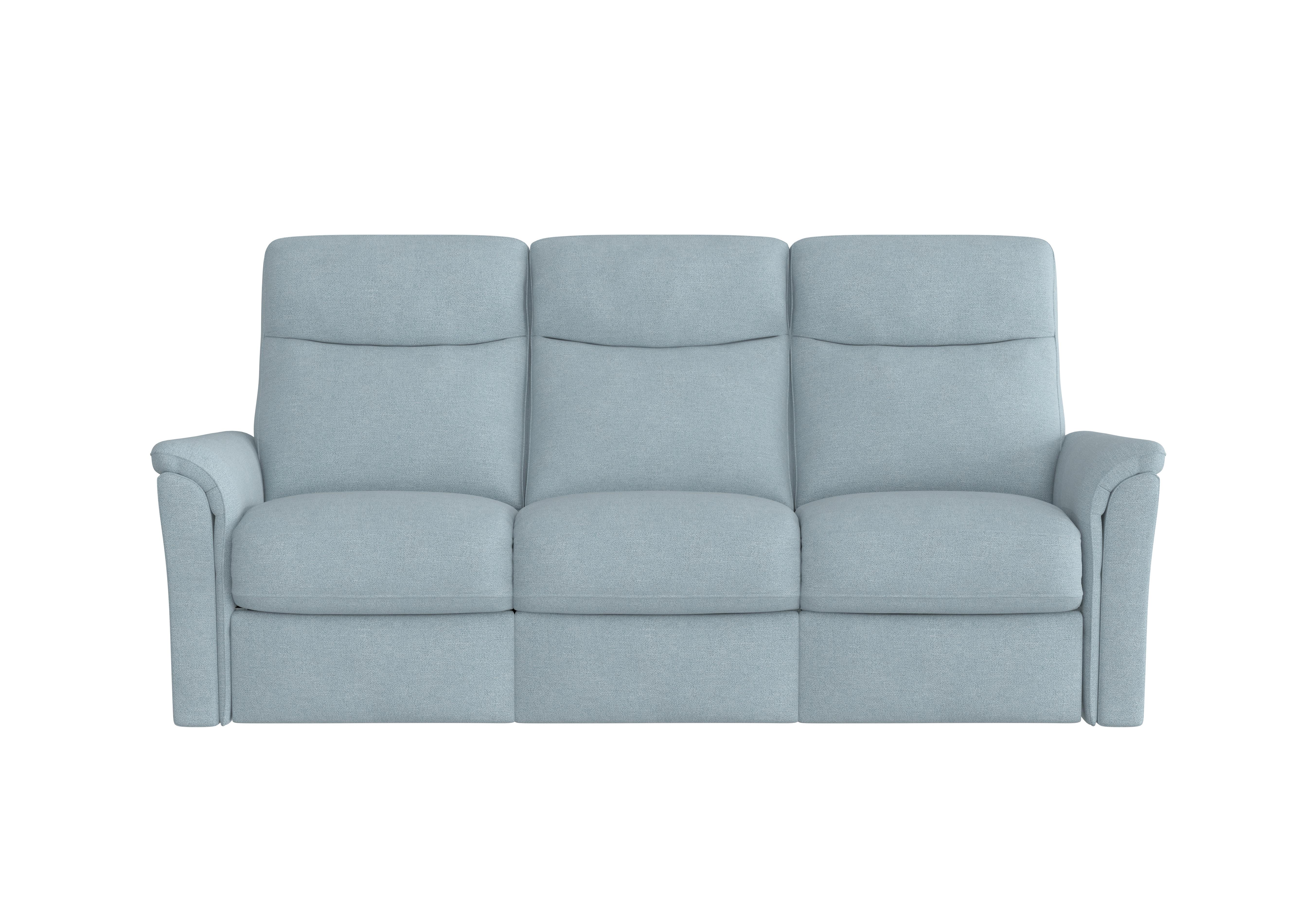 Piccolo 3 Seater Fabric Sofa in Fab-Meo-R17 Baby Blue on Furniture Village