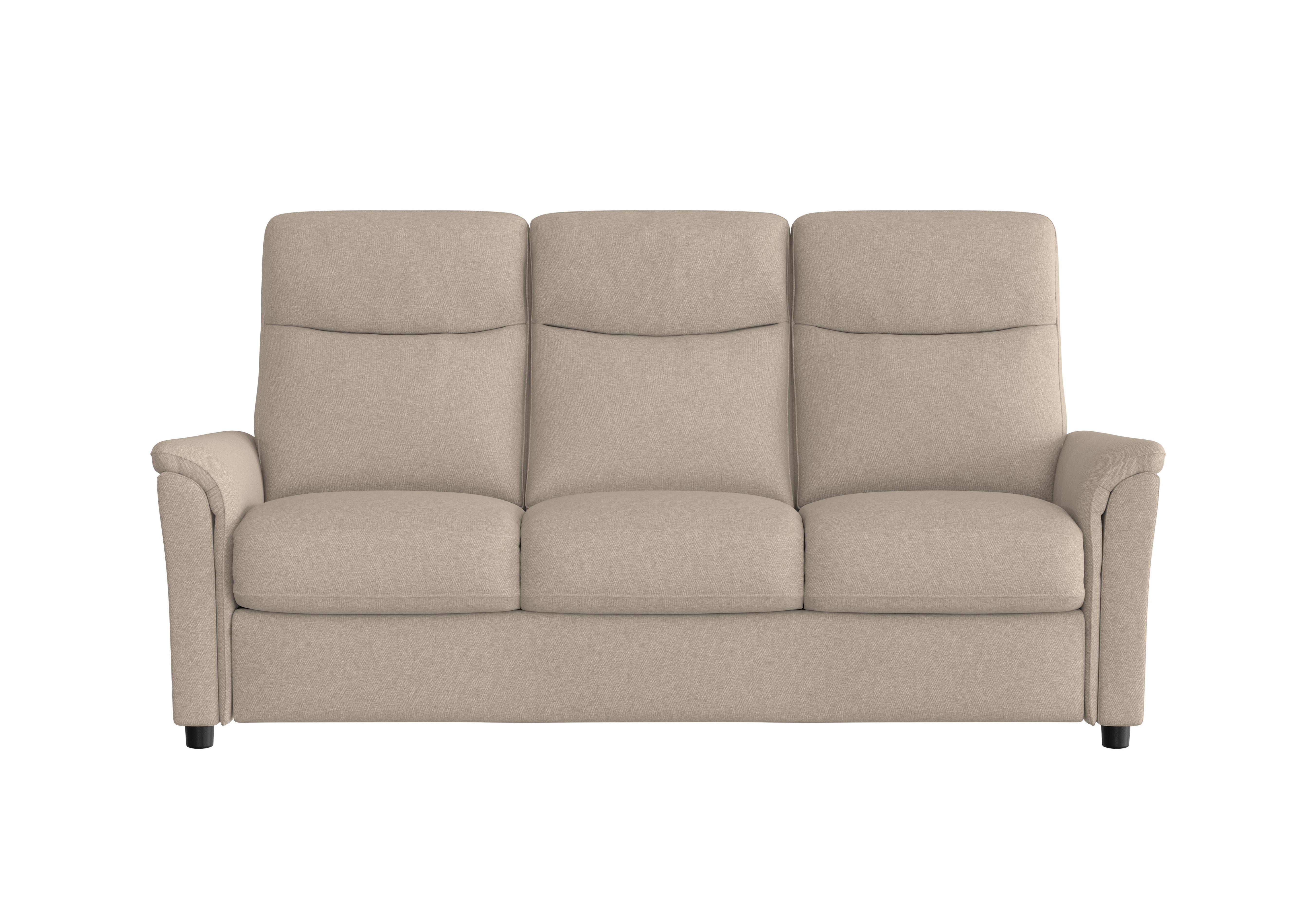 Piccolo 3 Seater Fabric Sofa in Fab-Ska-R28 Beige on Furniture Village