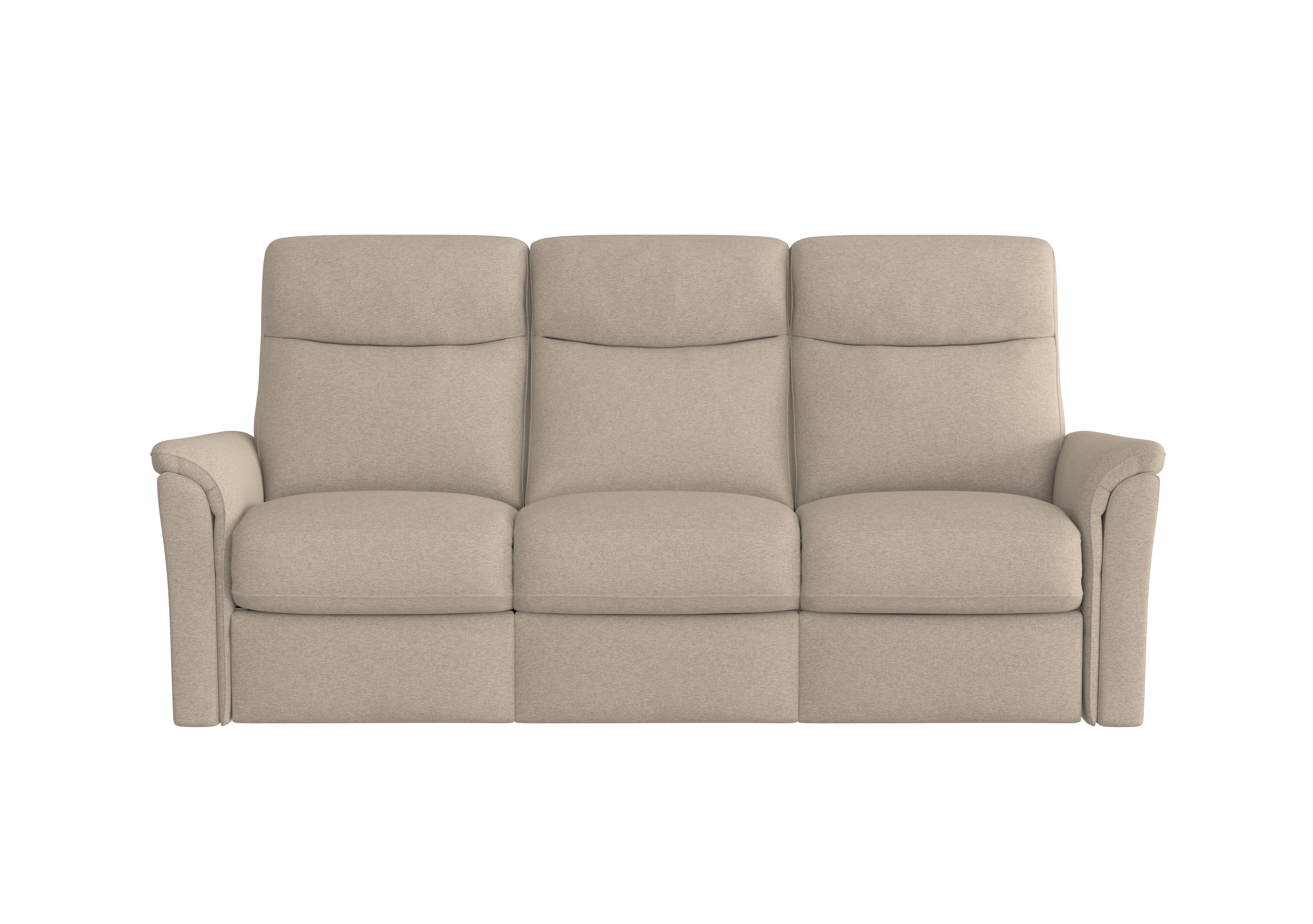 Piccolo 3 Seater Fabric Sofa in Fab-Ska-R28 Beige on Furniture Village