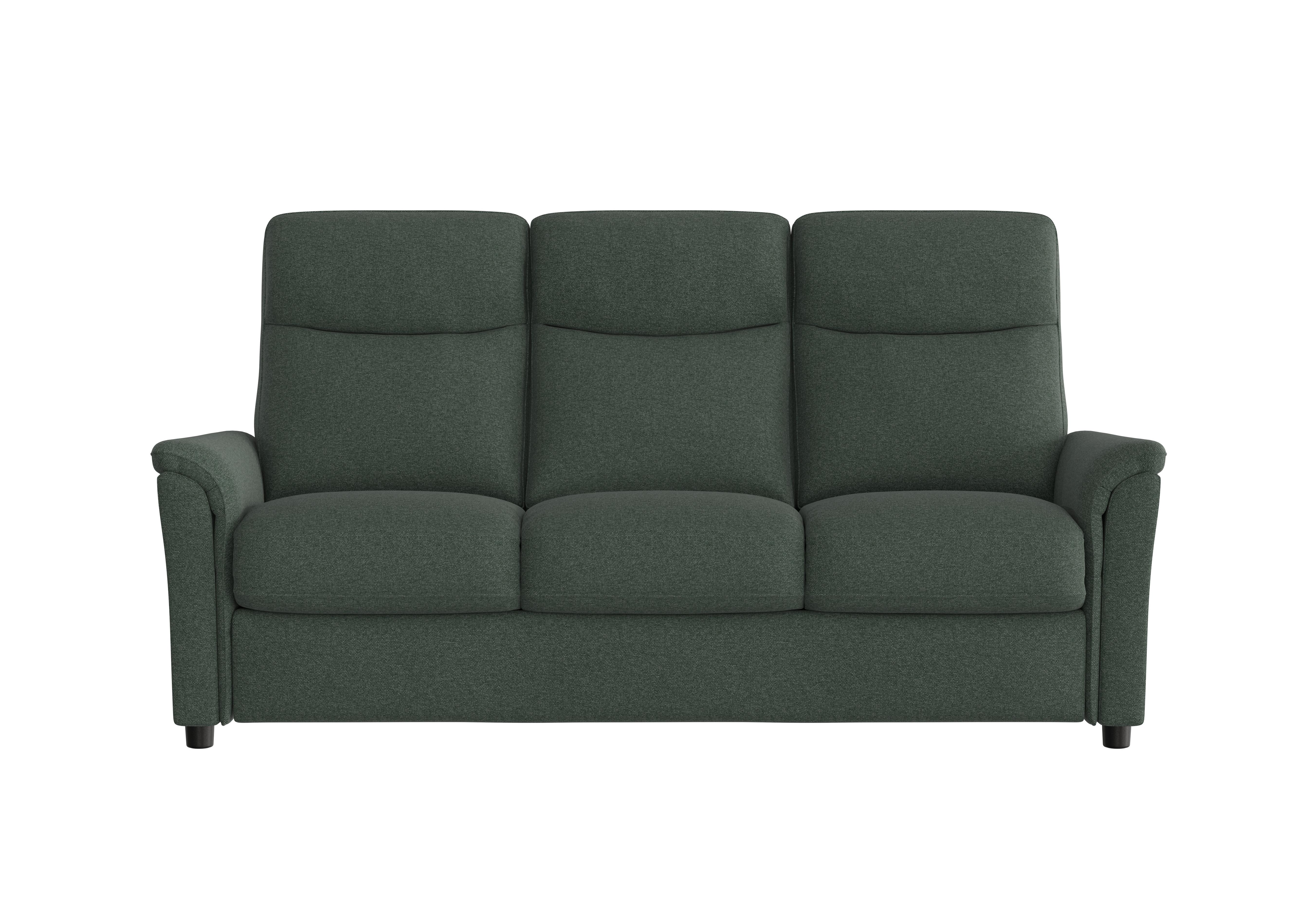 Piccolo 3 Seater Fabric Sofa in Fab-Ska-R48 Moss Green on Furniture Village