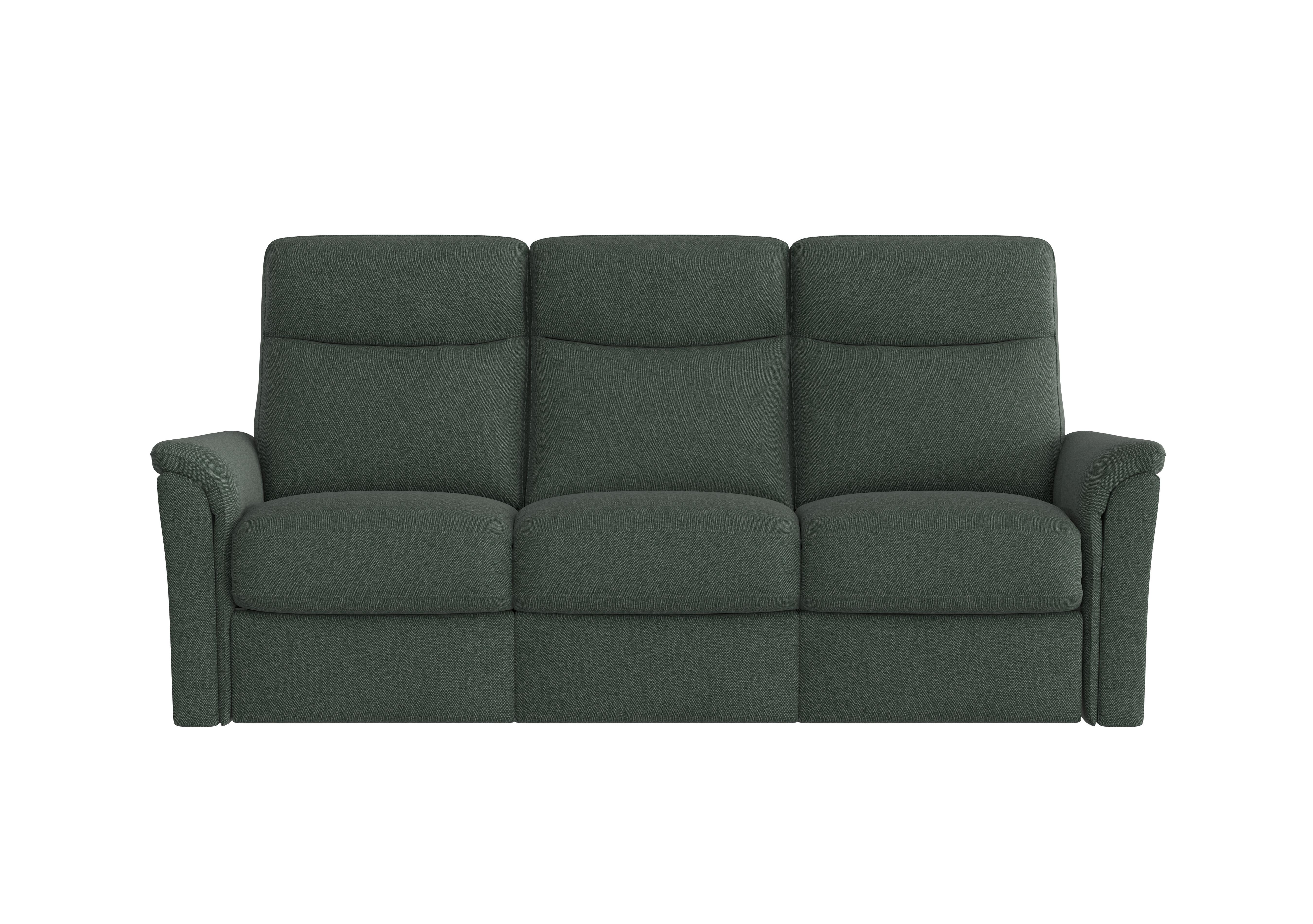 Piccolo 3 Seater Fabric Sofa in Fab-Ska-R48 Moss Green on Furniture Village