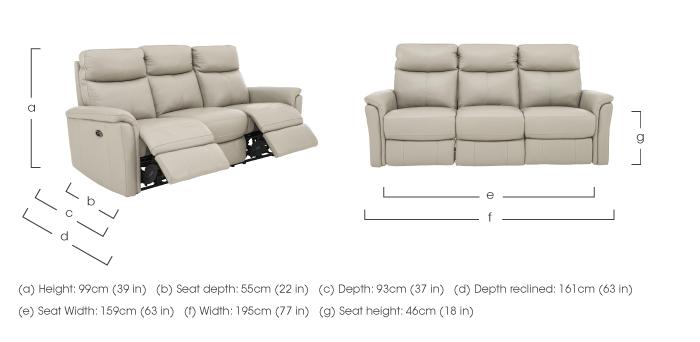 Compact Collection Piccolo 3 Seater Sofa in  on Furniture Village