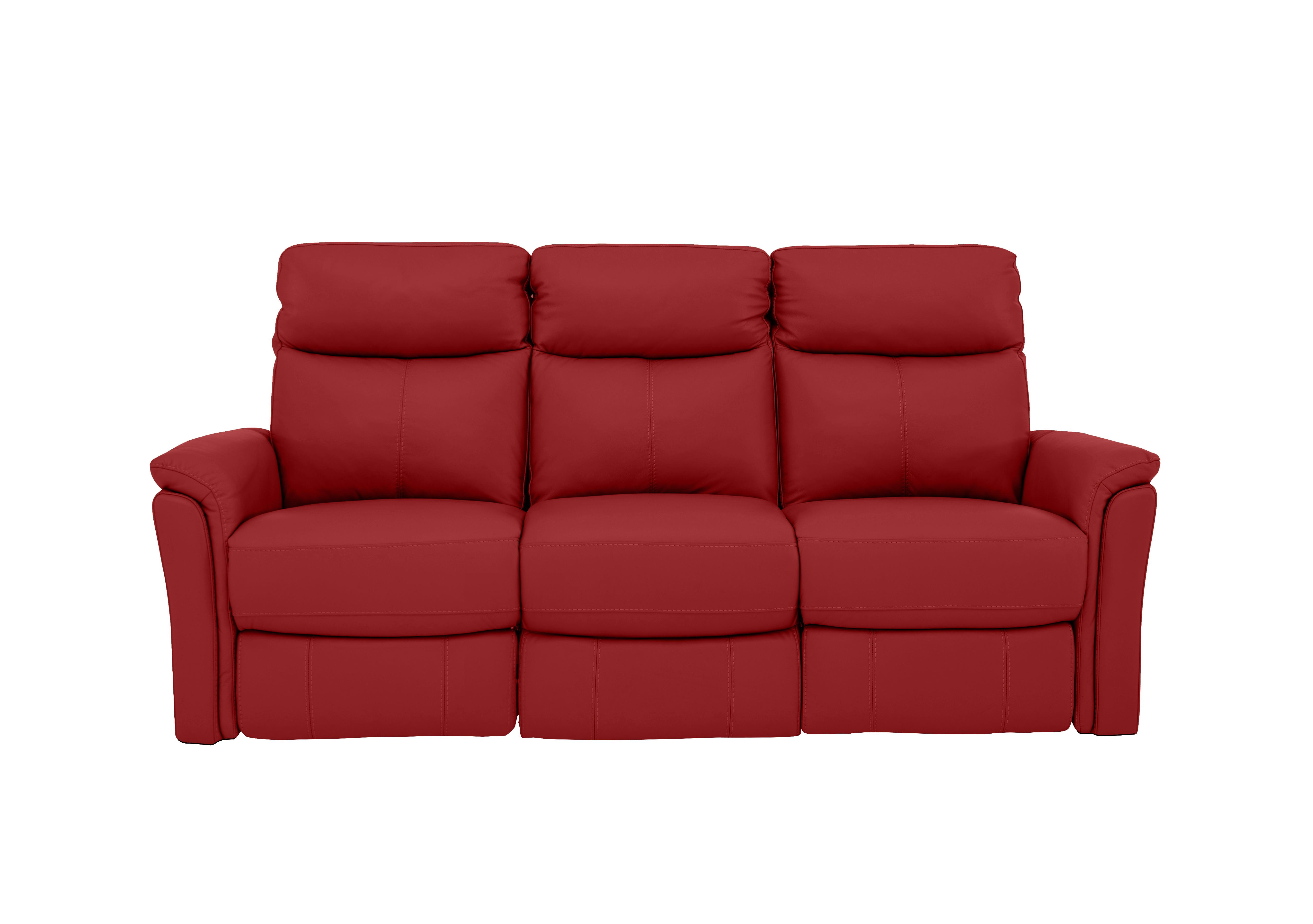 Compact Collection Piccolo 3 Seater Sofa in Bv-0008 Pure Red on Furniture Village