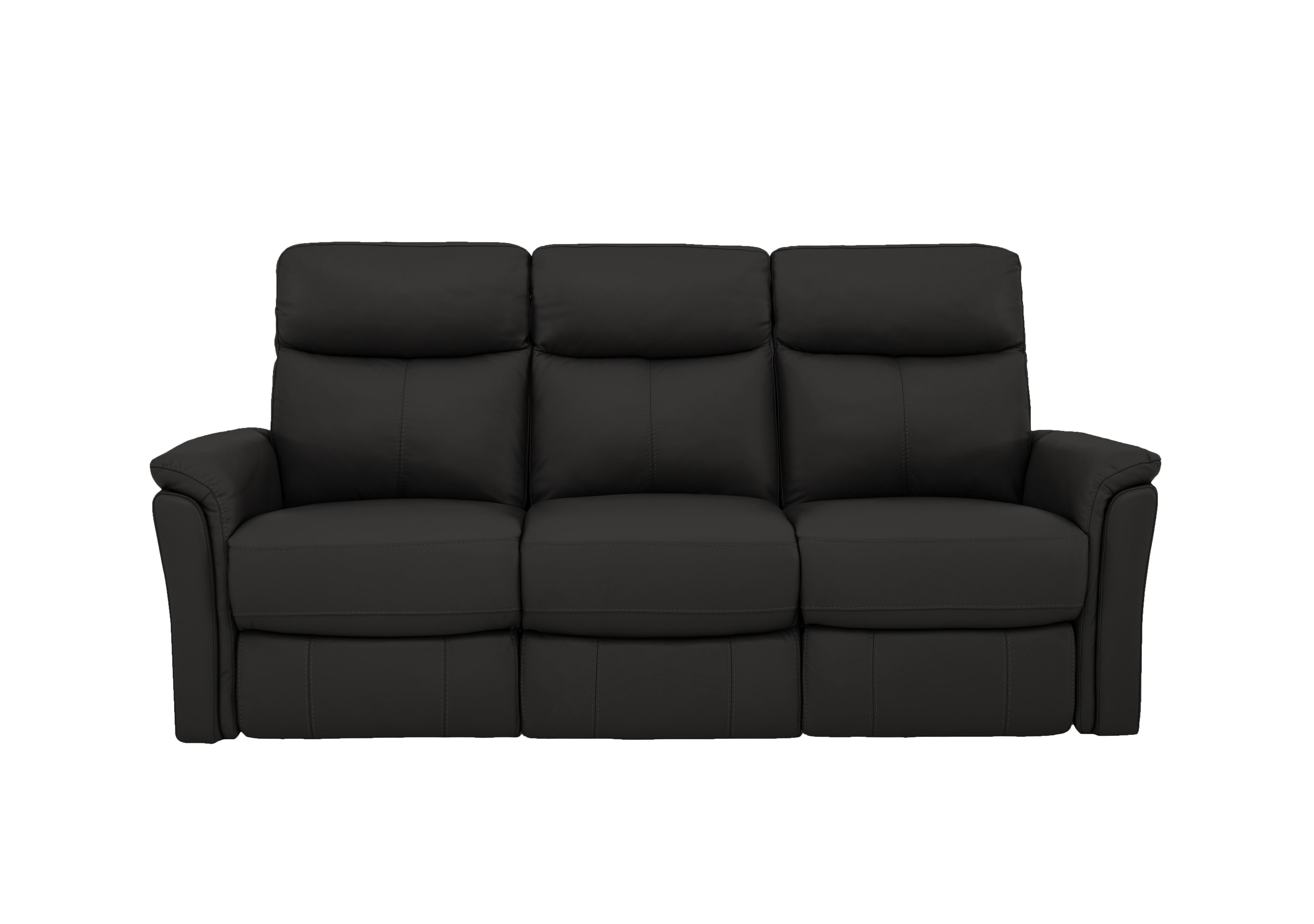 Compact Collection Piccolo 3 Seater Sofa in Bv-3500 Classic Black on Furniture Village