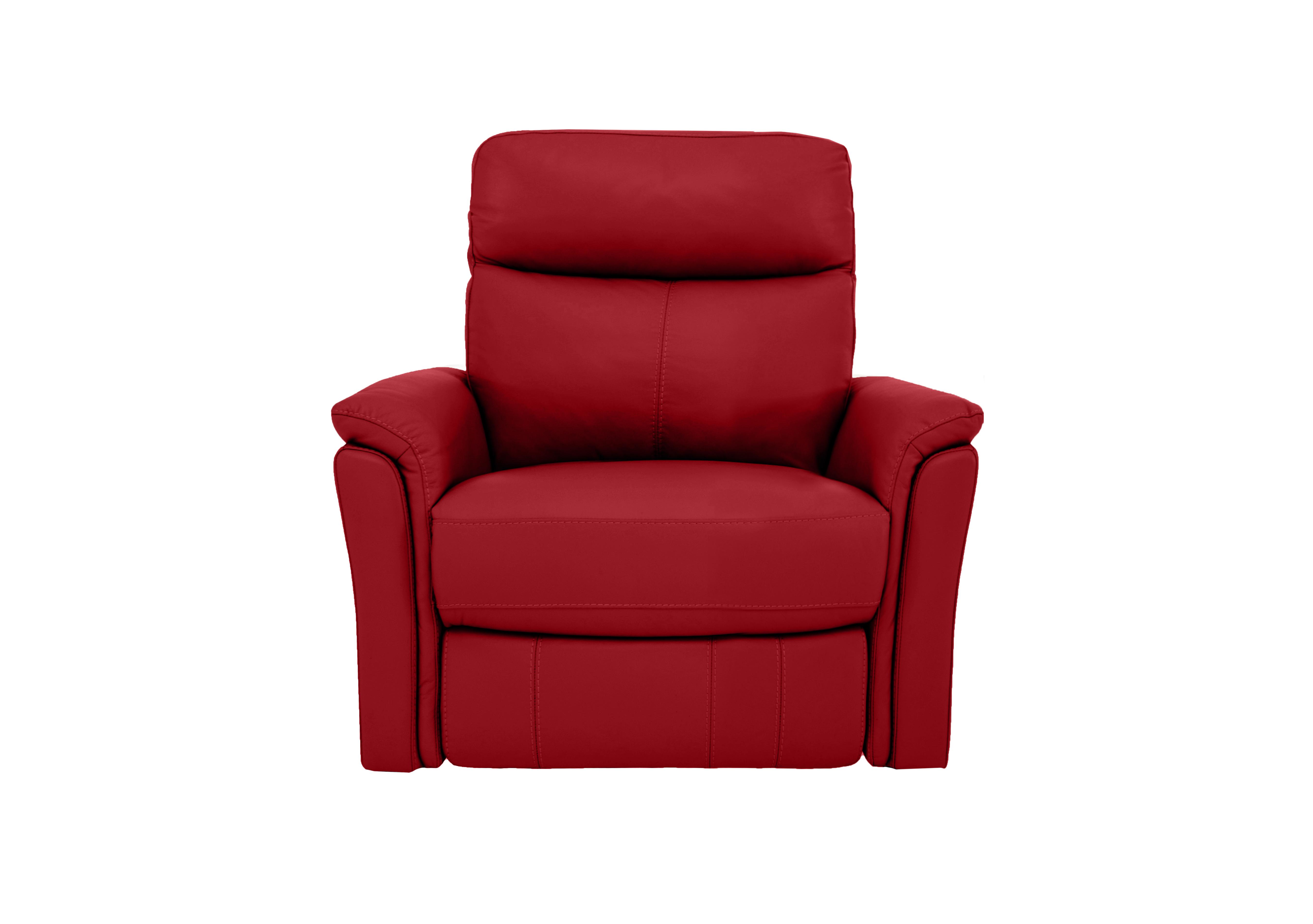 Compact Collection Piccolo Recliner Armchair in Bv-0008 Pure Red on Furniture Village
