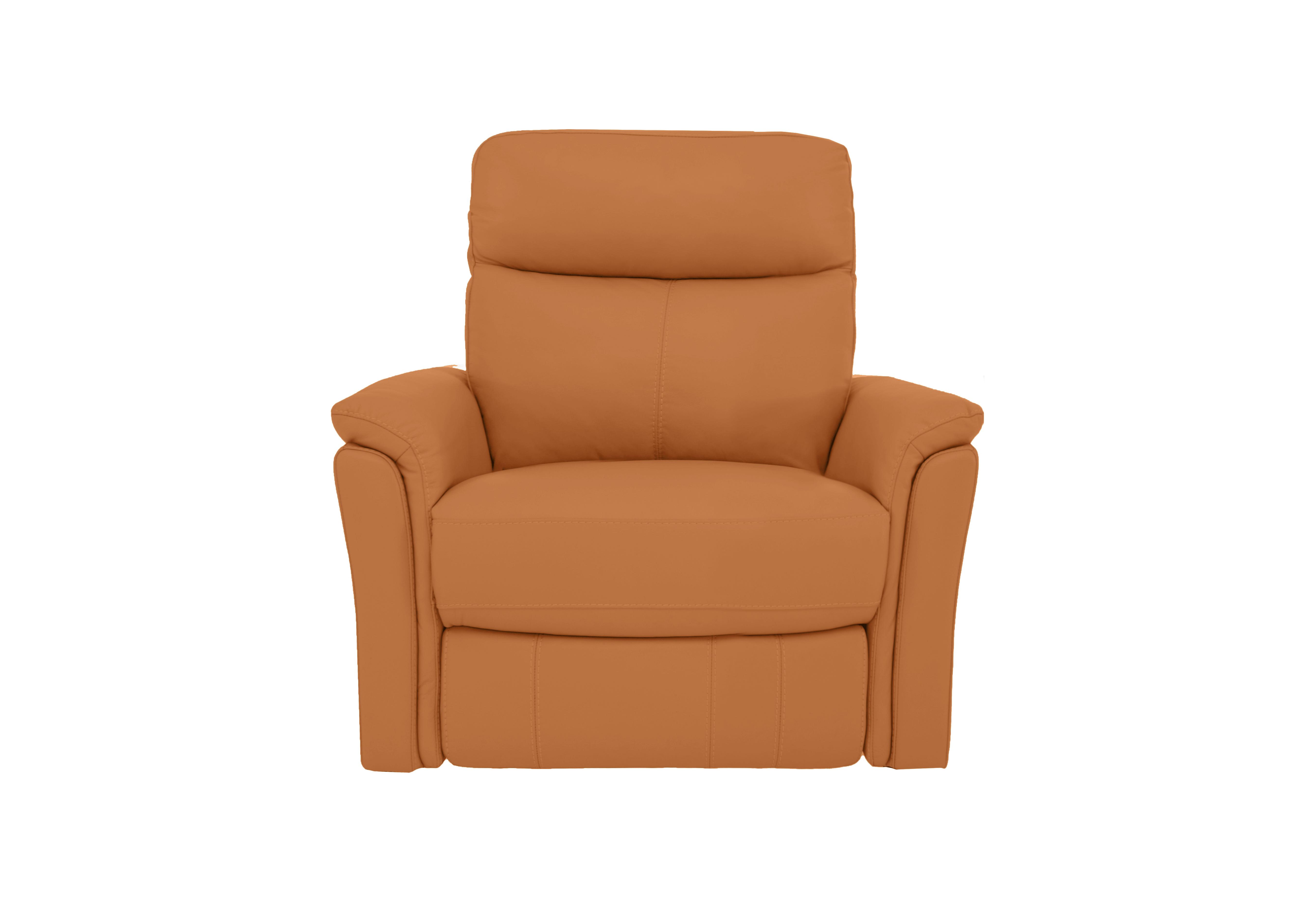 Compact Collection Piccolo Recliner Armchair in Bv-335e Honey Yellow on Furniture Village