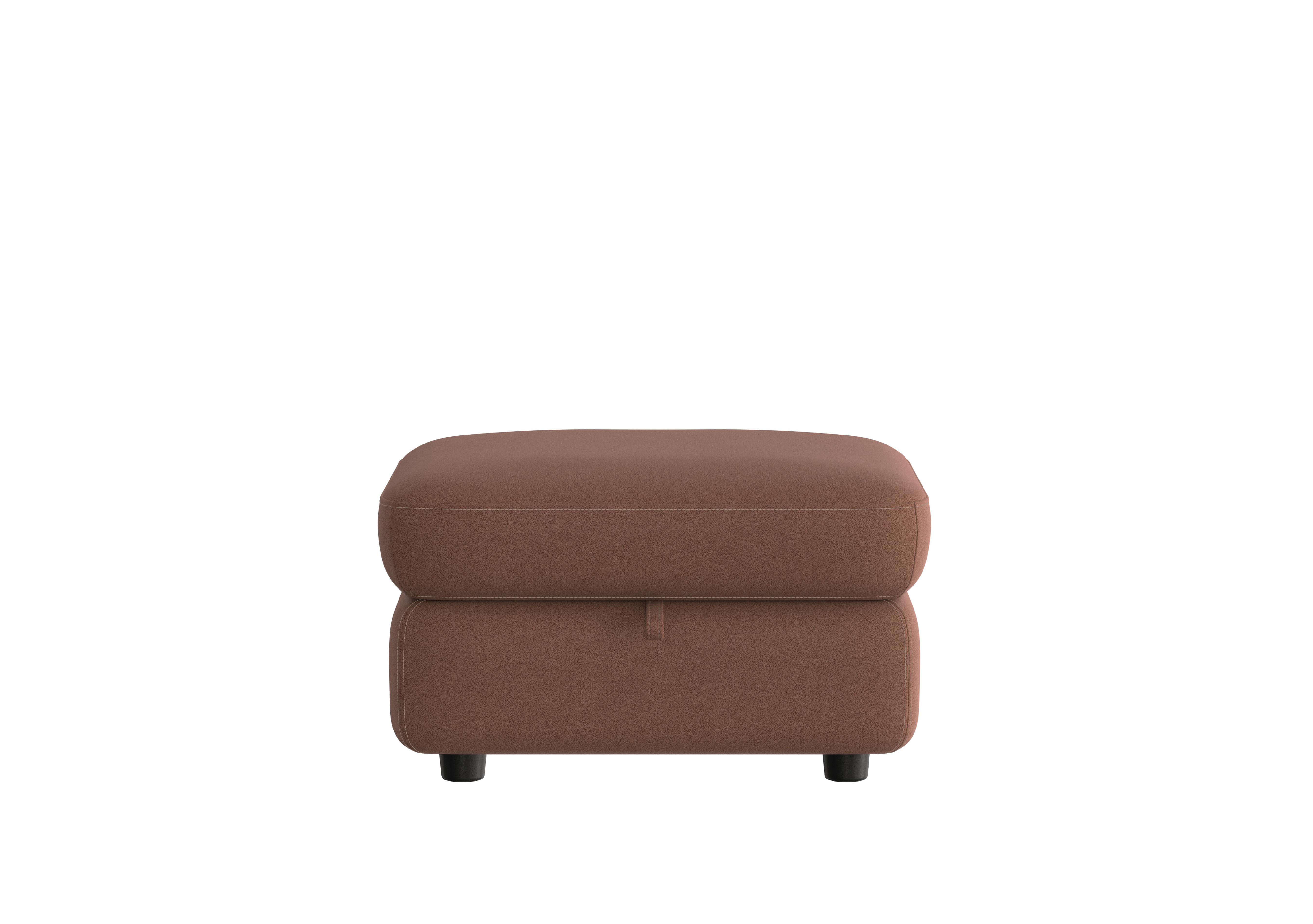 Compact Collection Piccolo Fabric Storage Footstool in Bfa-Blj-R05 Hazelnut on Furniture Village
