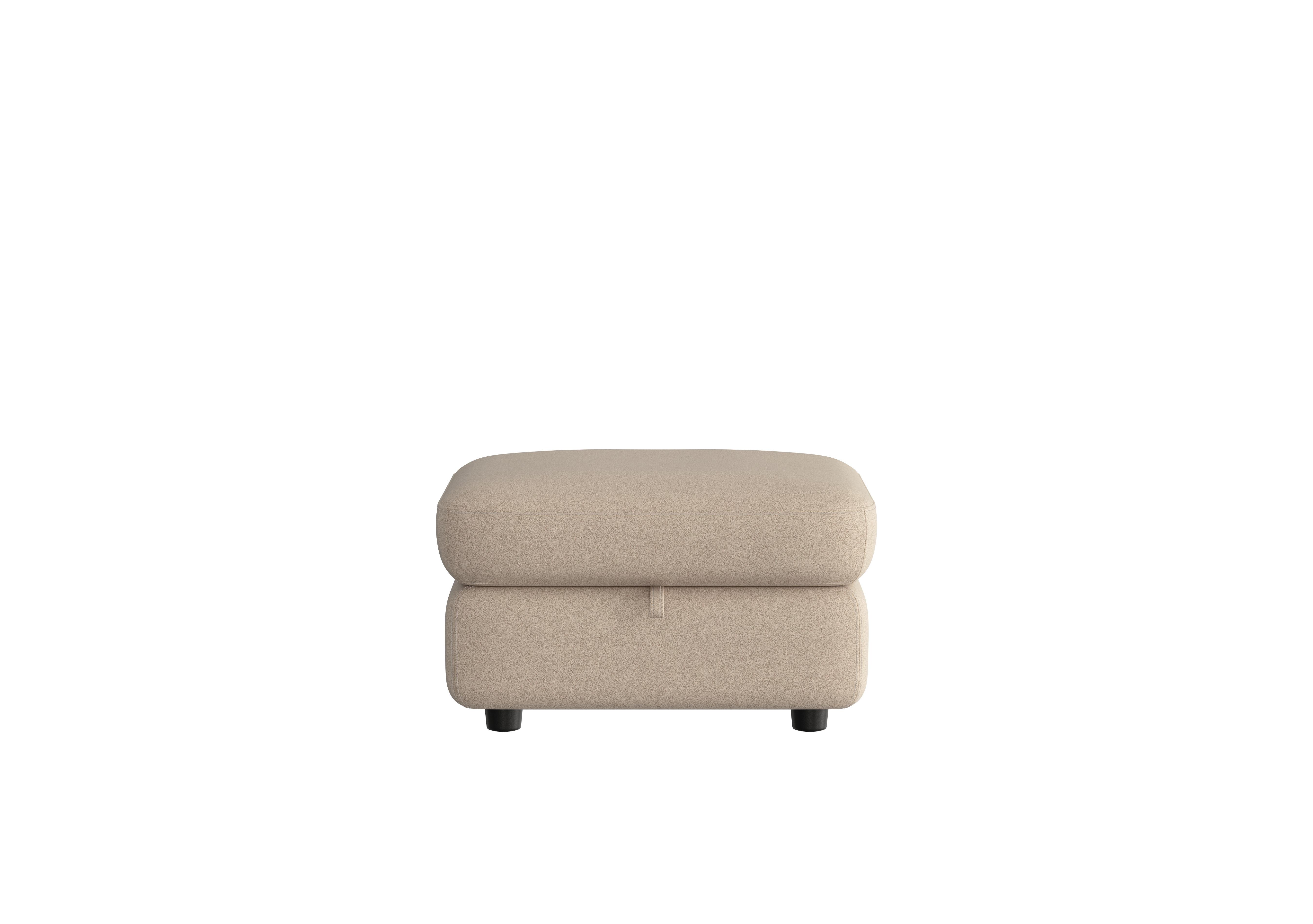 Compact Collection Piccolo Fabric Storage Footstool in Bfa-Blj-R20 Bisque on Furniture Village