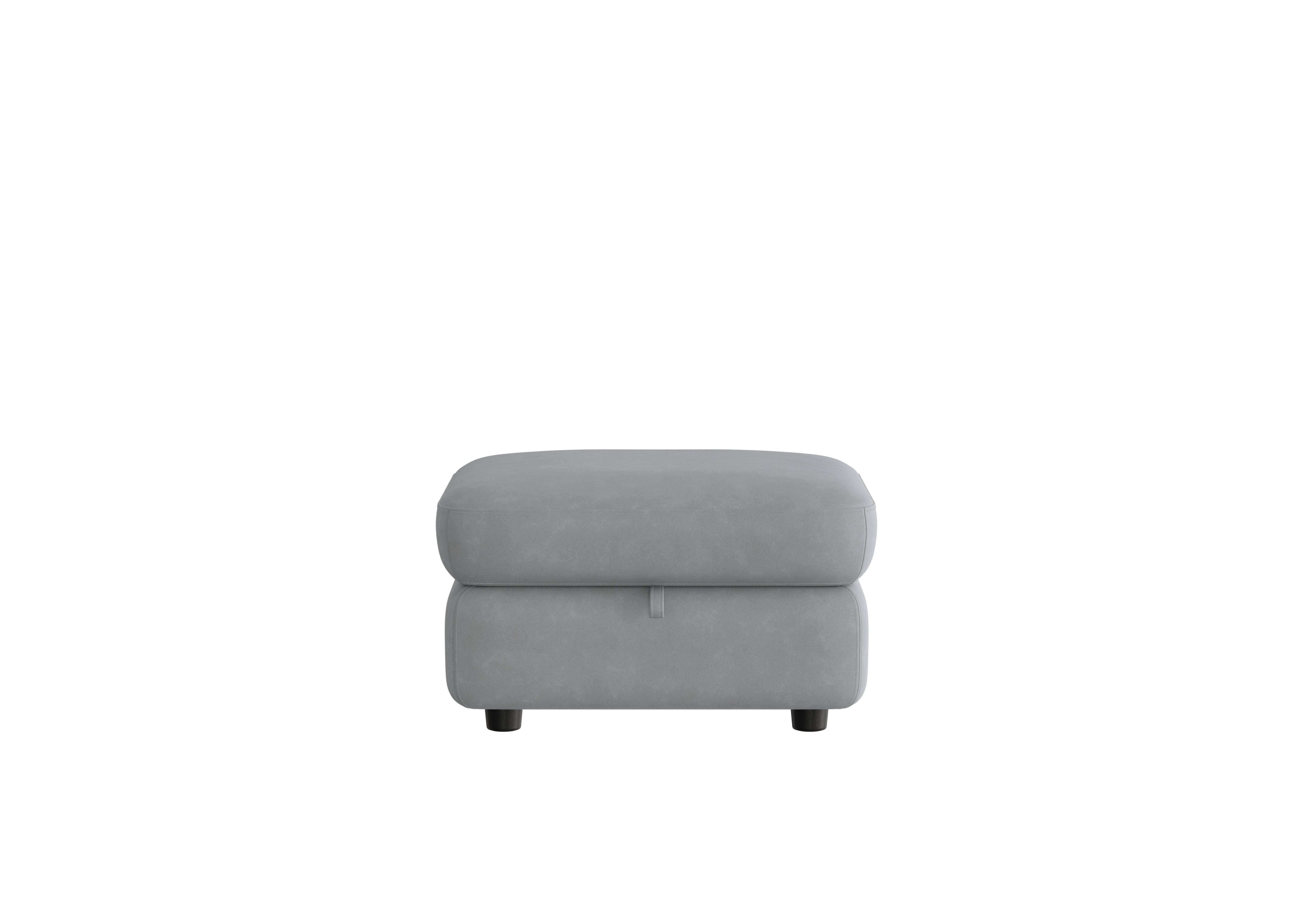 Compact Collection Piccolo Fabric Storage Footstool in Bfa-Ori-R07 Bluish Grey on Furniture Village