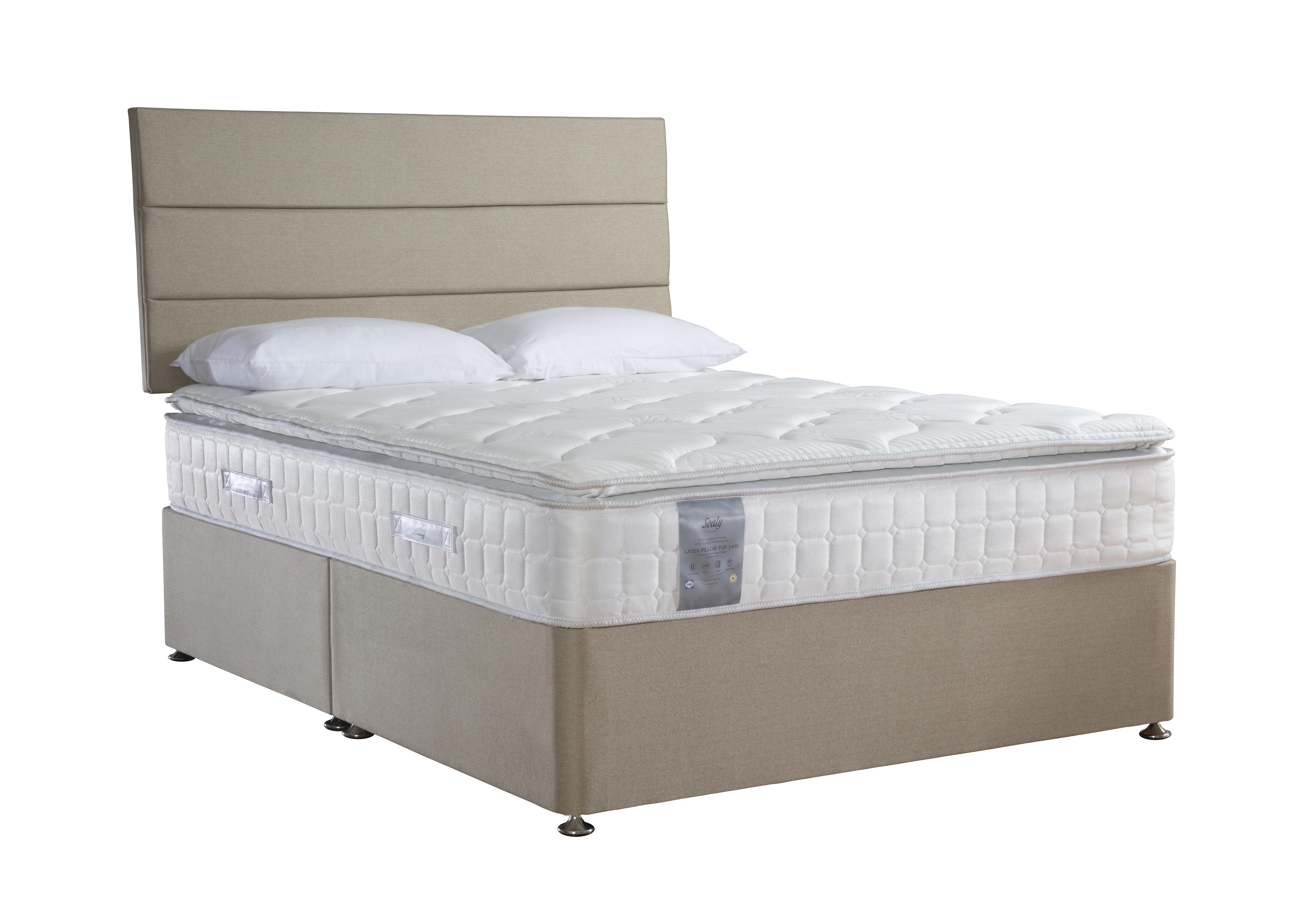 Latex Pillow Top 1400 Divan Set in  on Furniture Village