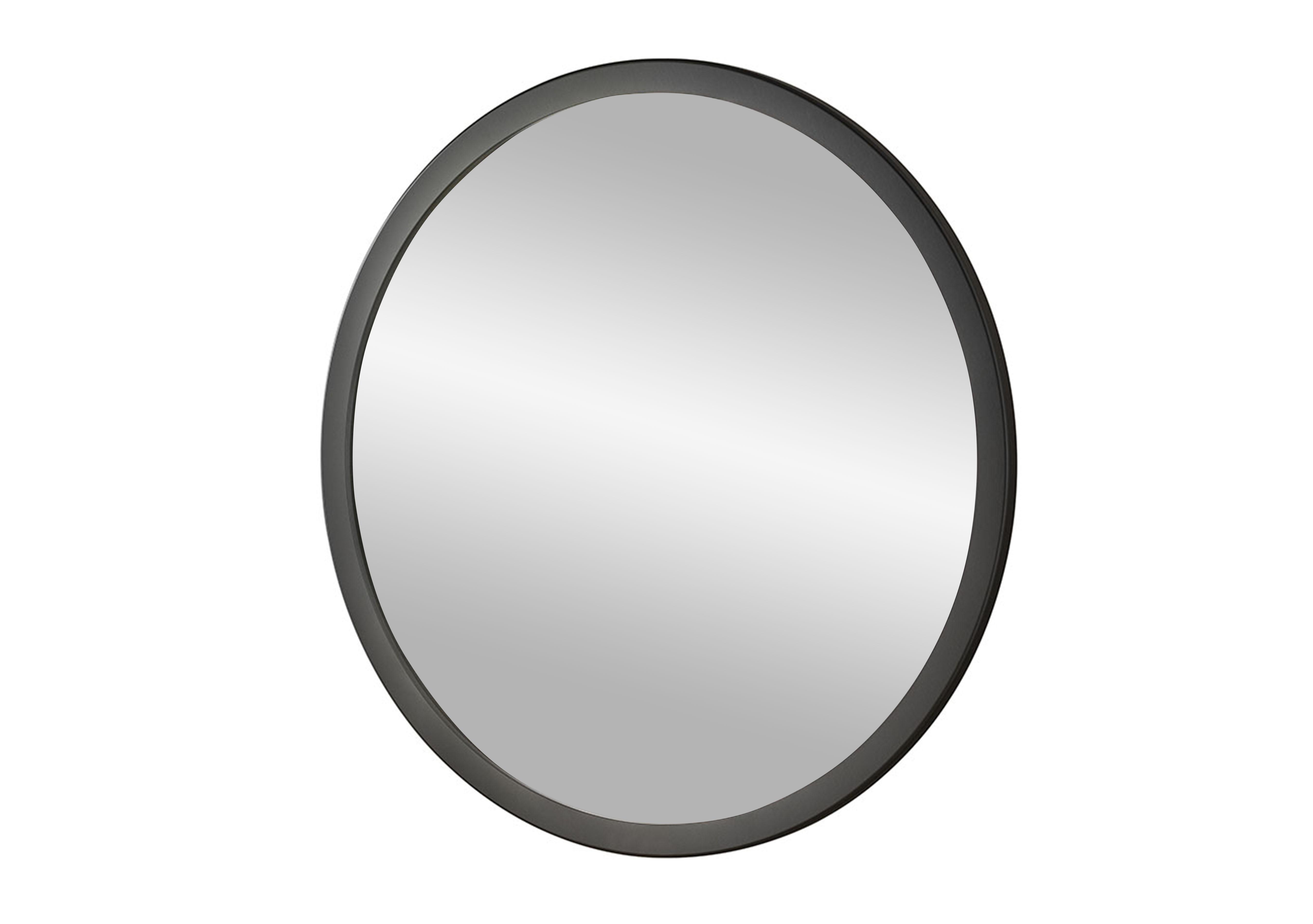 Rings Mirror in Black on Furniture Village