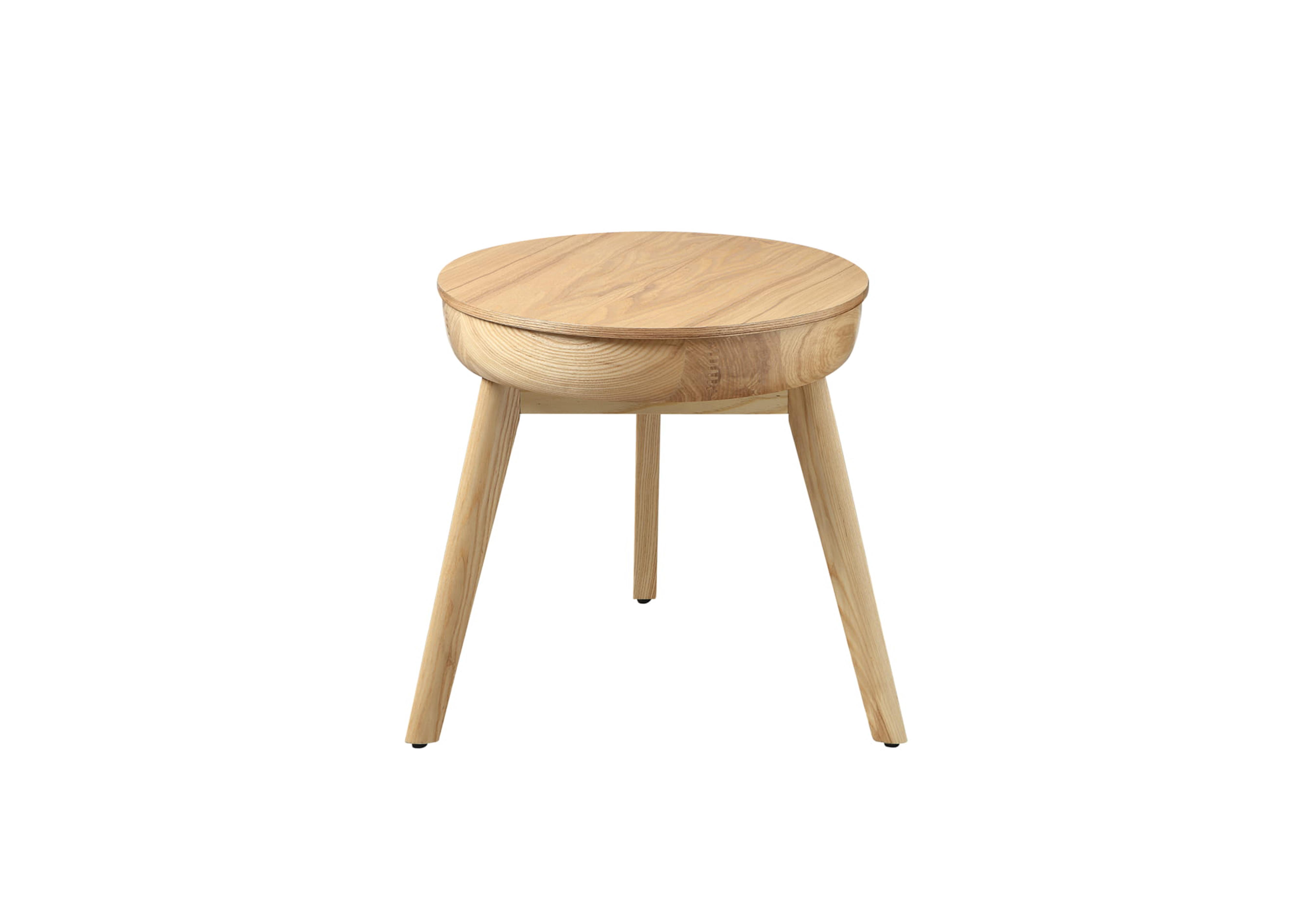 Lista Side Table in Oak on Furniture Village