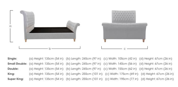 Evie Bed Frame in  on Furniture Village