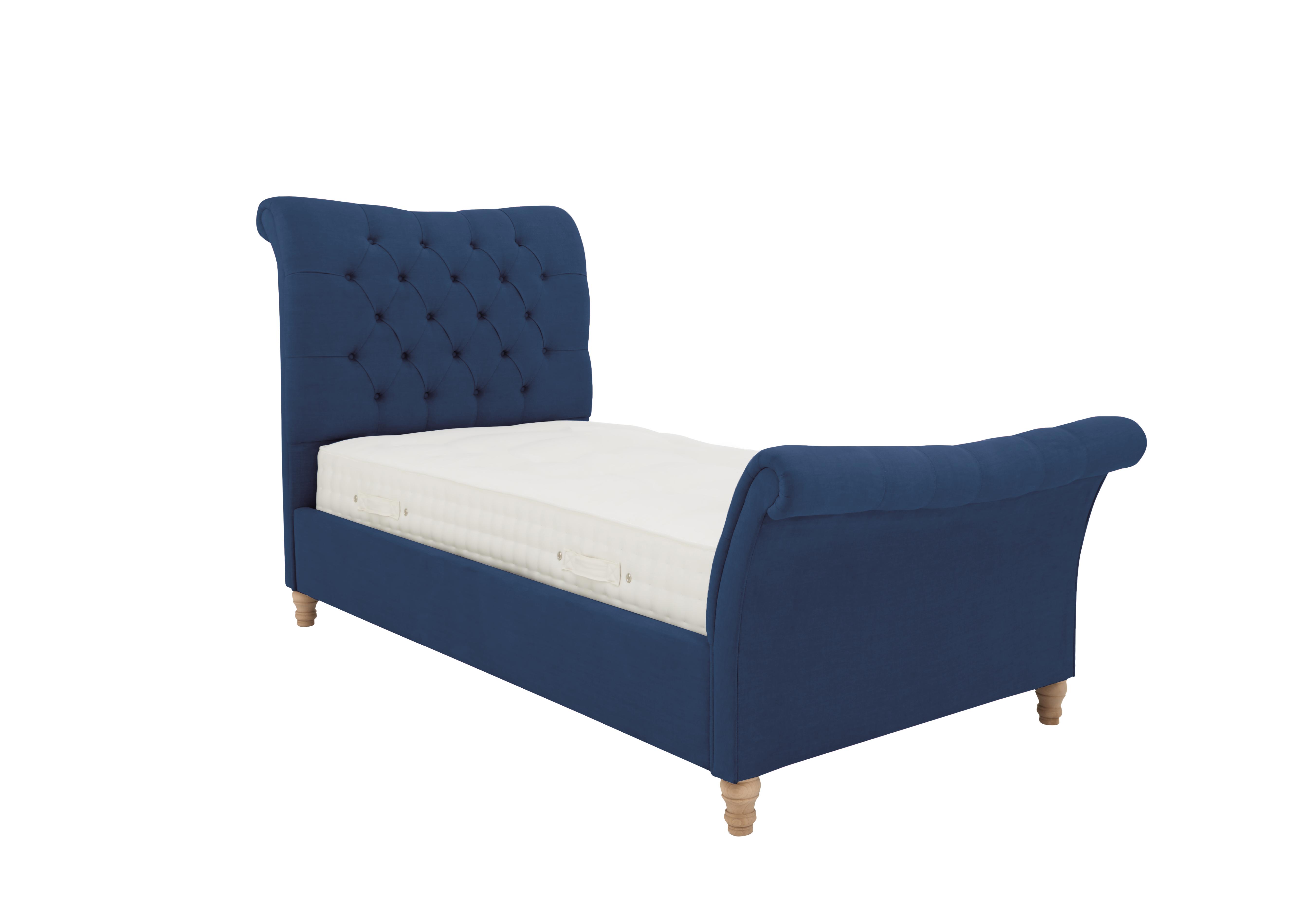 Evie Bed Frame in Velvet Navy on Furniture Village