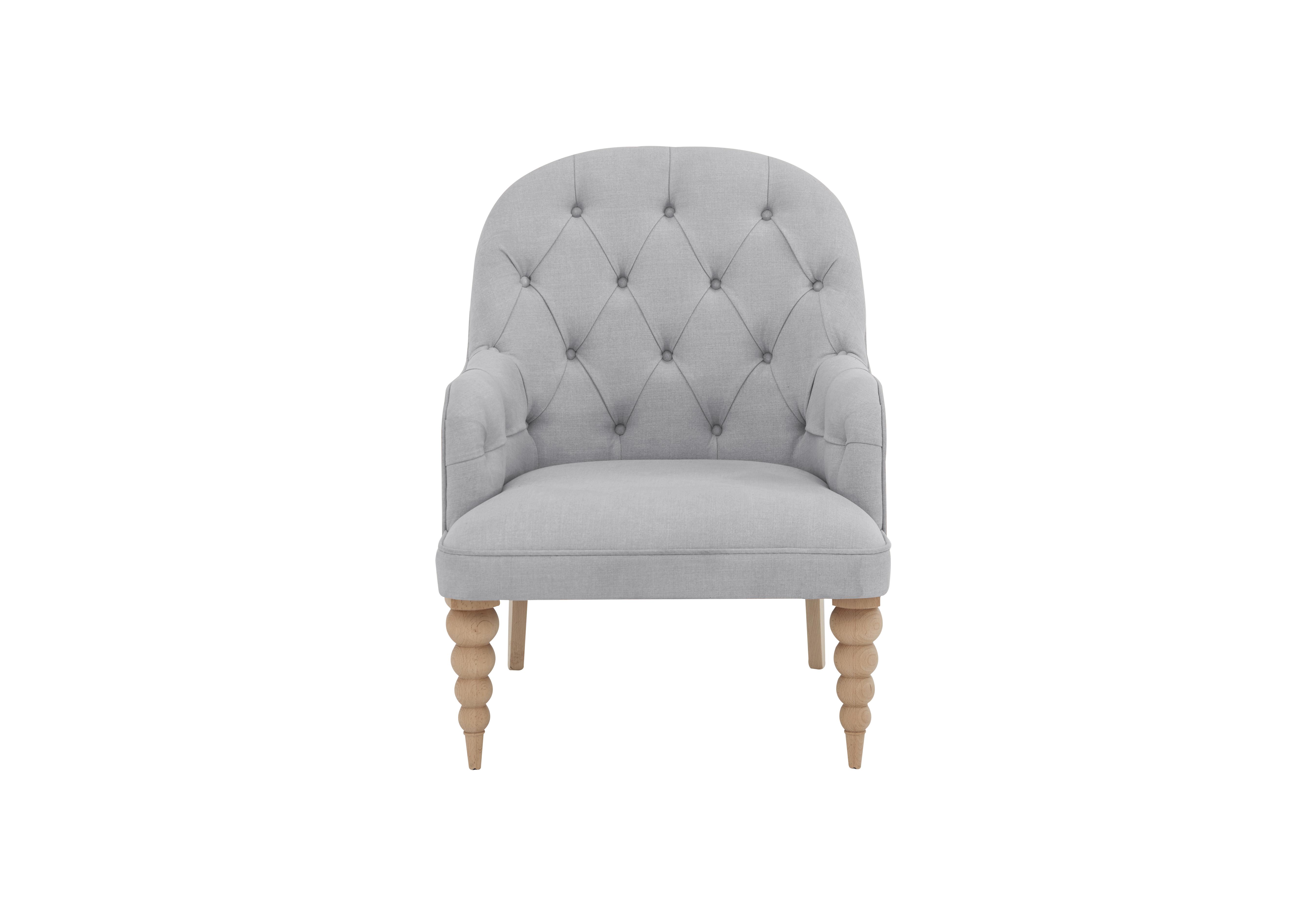Evie Accent Chair in Linnet Silver on Furniture Village