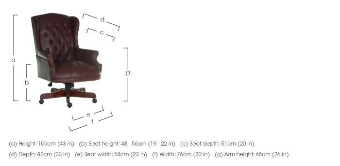 East River Chairman Chair in  on Furniture Village