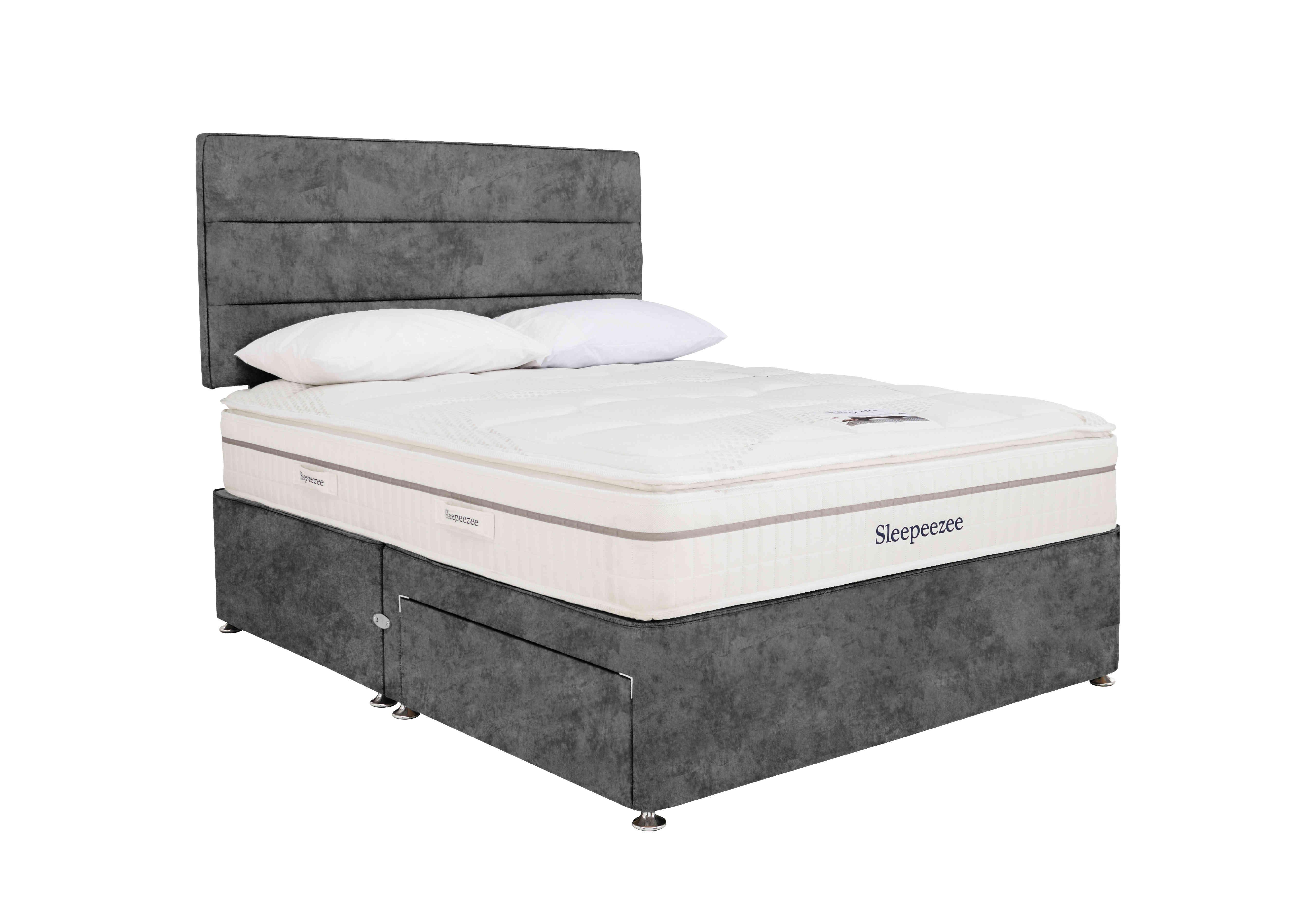 Calm 2200 Divan Set in Daytona Grey on Furniture Village
