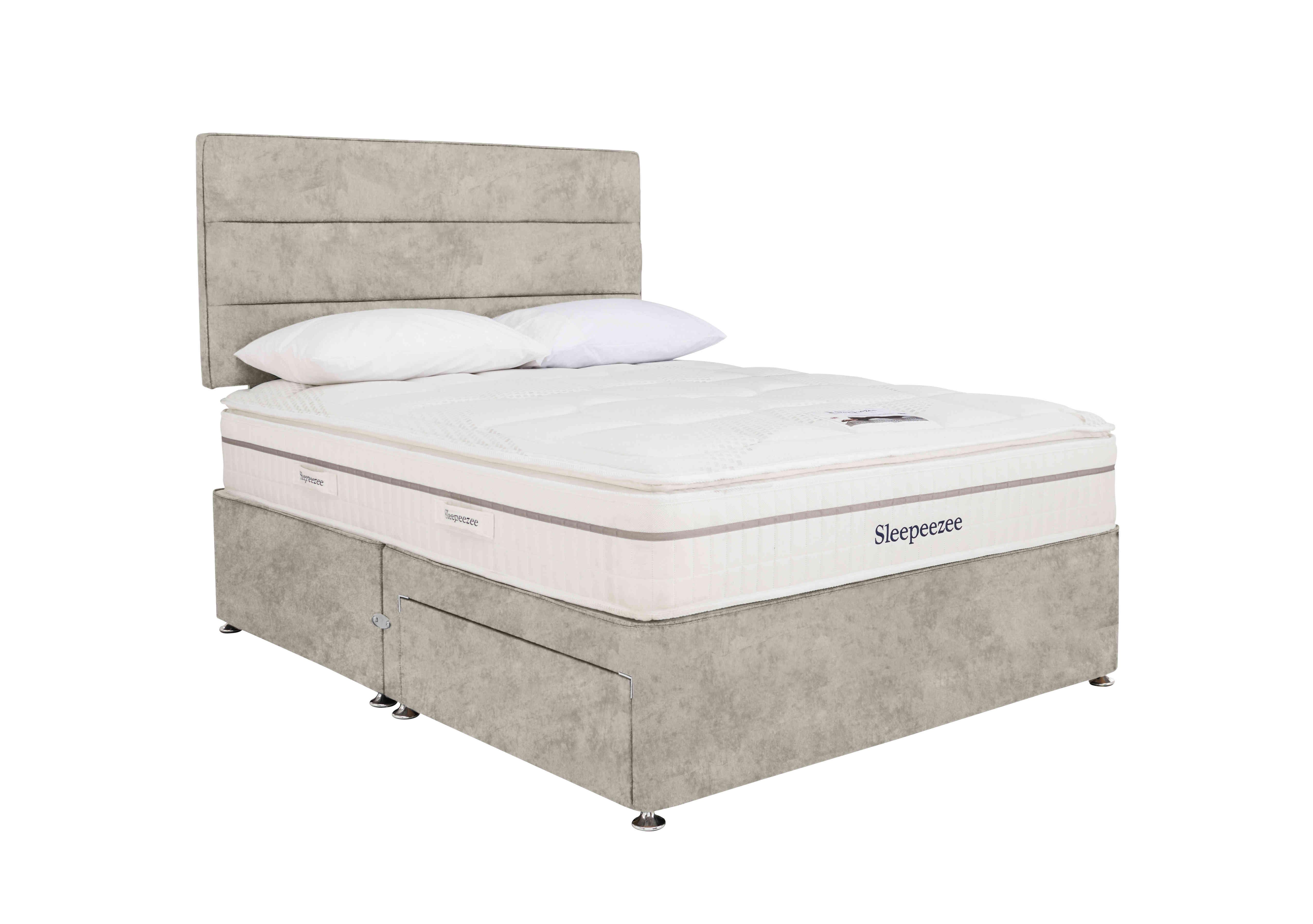 Calm 2200 Divan Set in Daytona Stone on Furniture Village