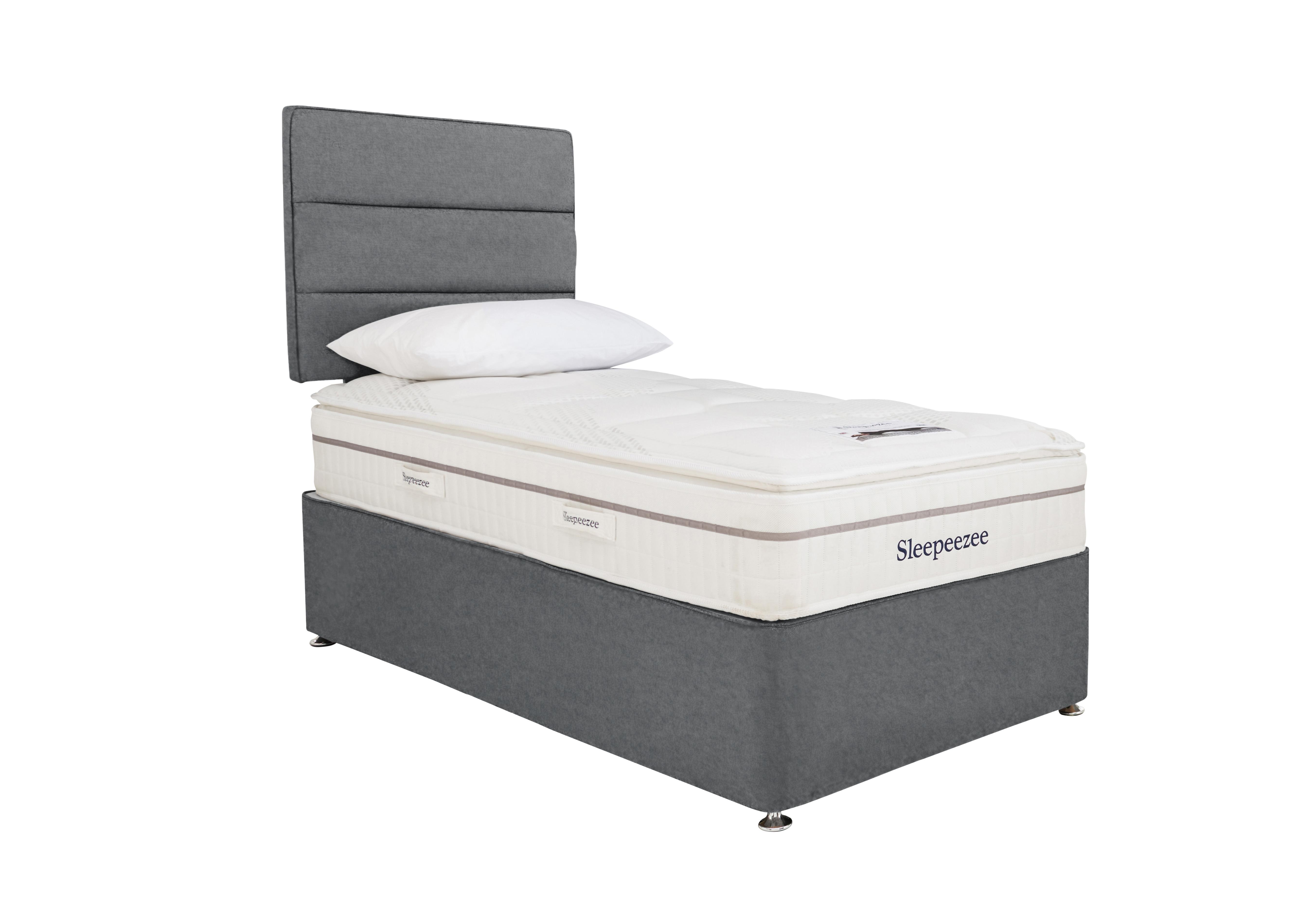 Calm 2200 Divan Set in Joshua Grey on Furniture Village