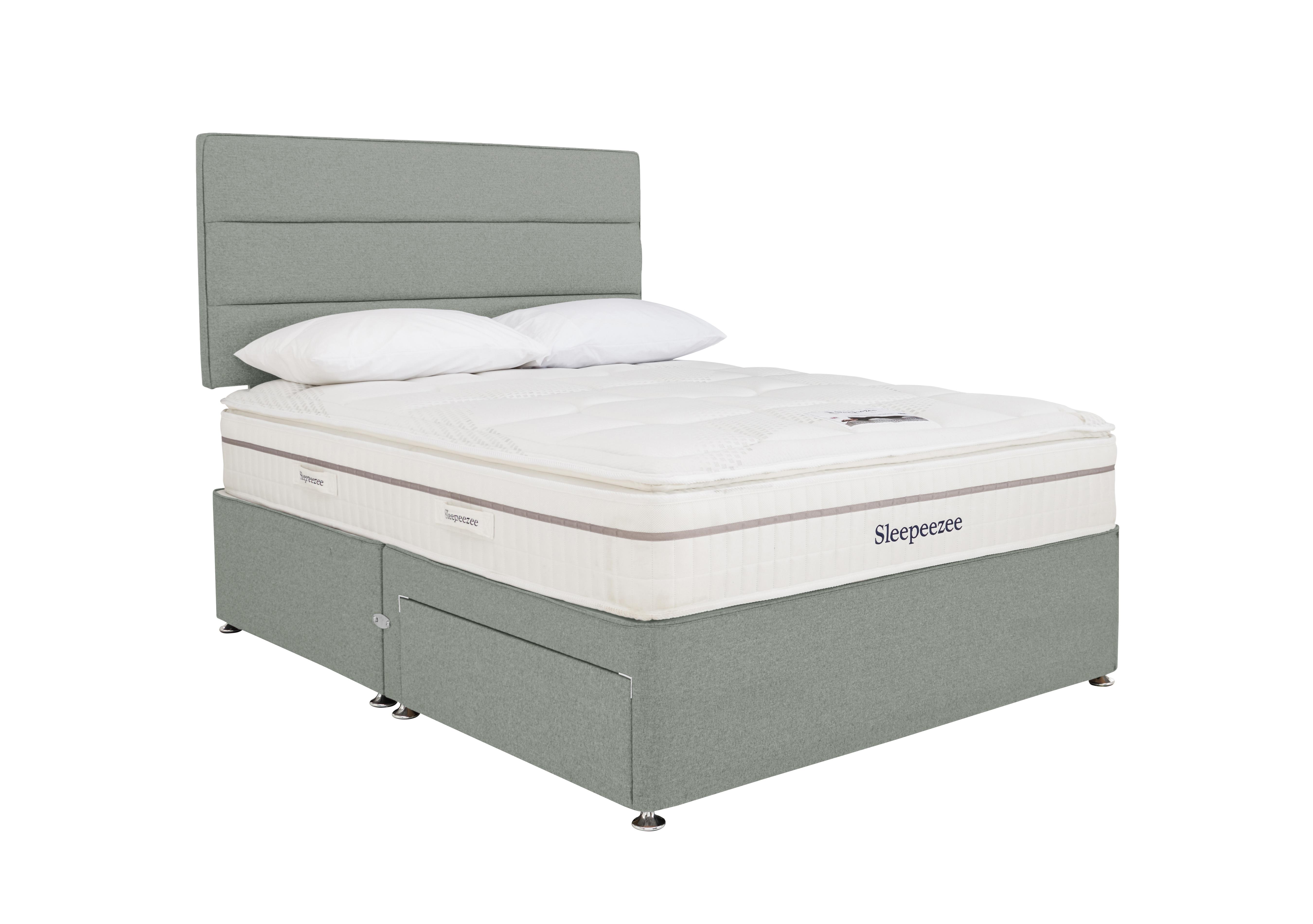 Calm 2200 Divan Set in Tweed Mint on Furniture Village