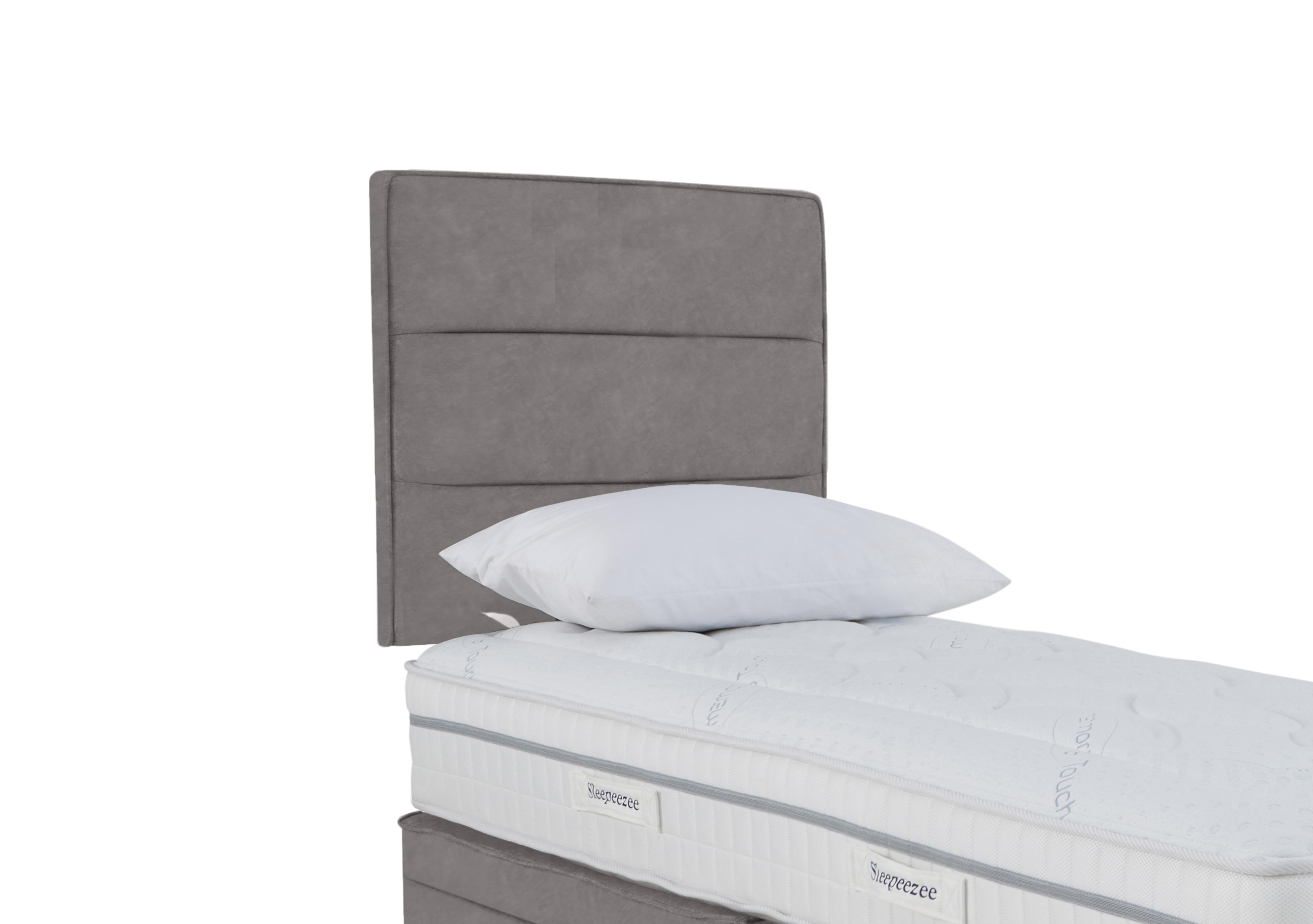 Jack Strutted Headboard in Dapple Silver on Furniture Village