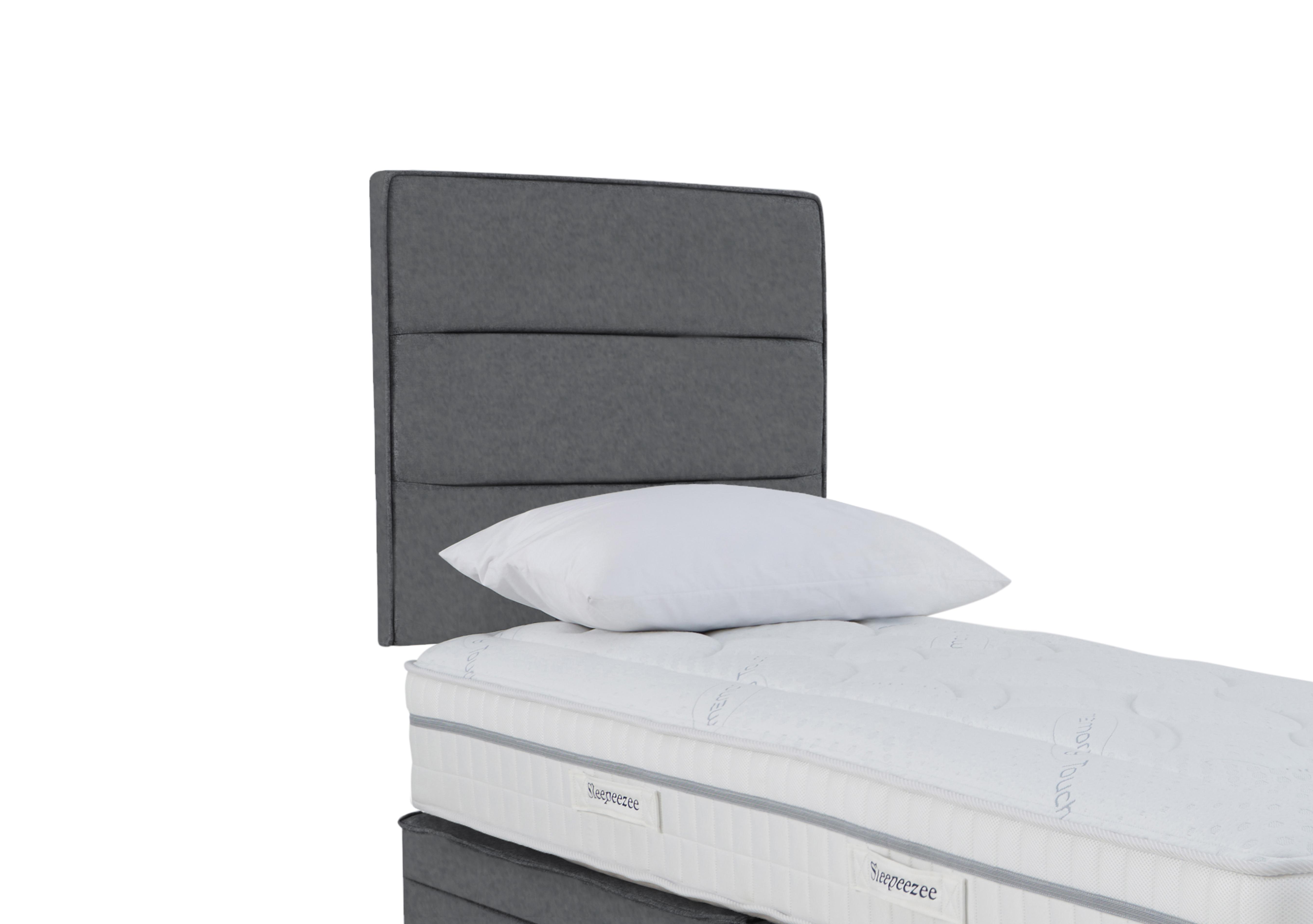 Jack Strutted Headboard in Joshua Grey on Furniture Village