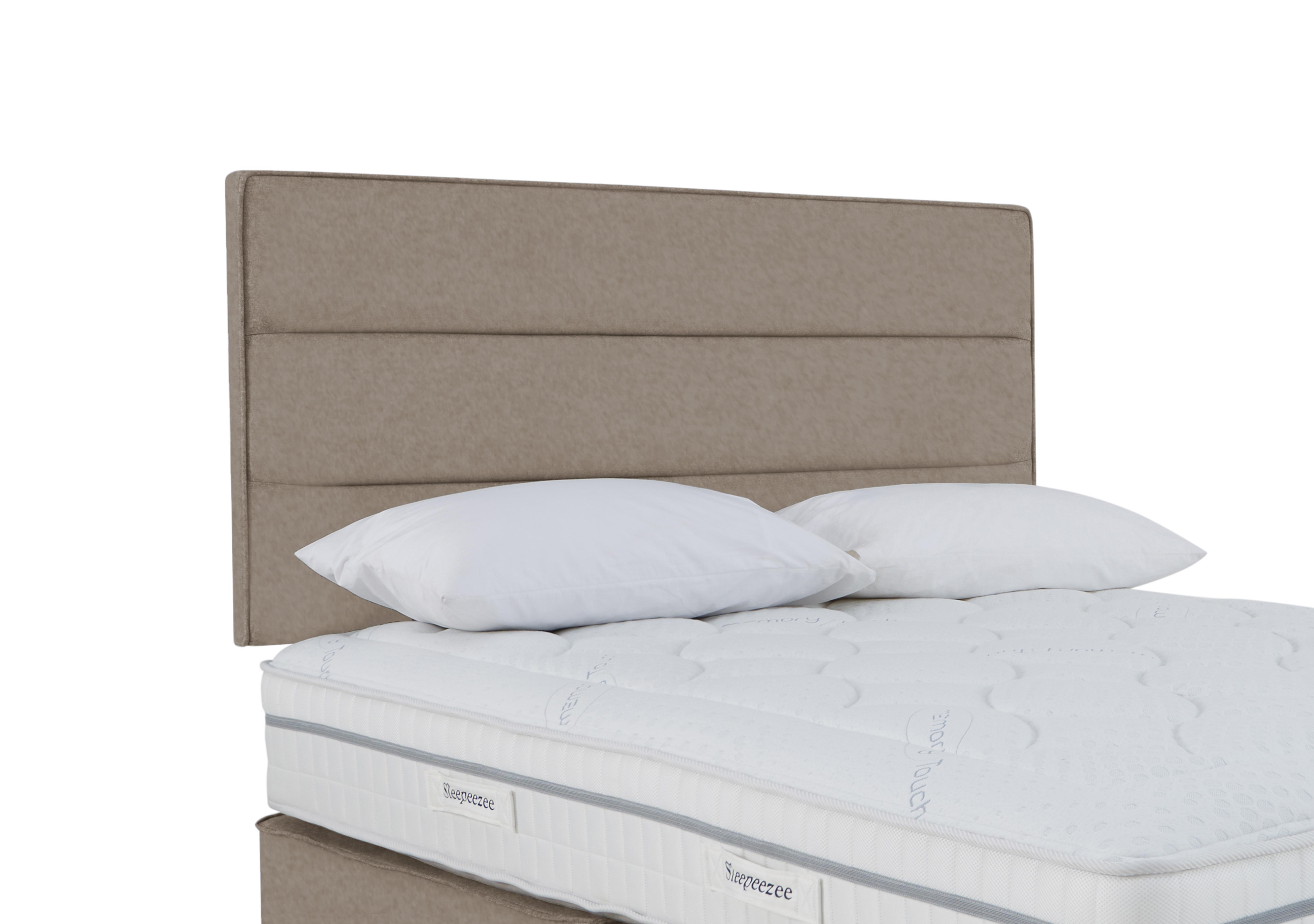 Jack Strutted Headboard in Joshua Latte on Furniture Village