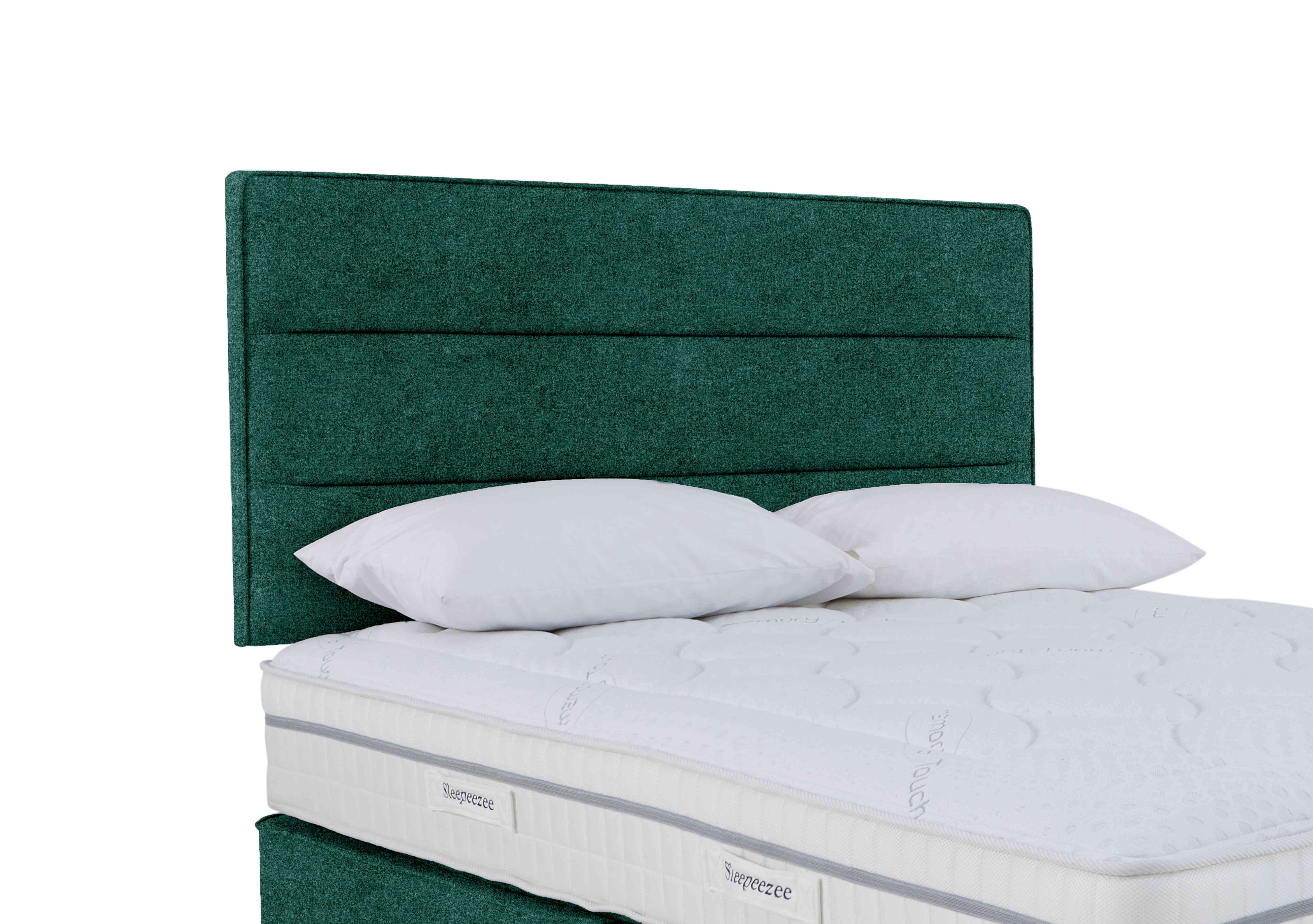 Jack Strutted Headboard in Queens Green on Furniture Village
