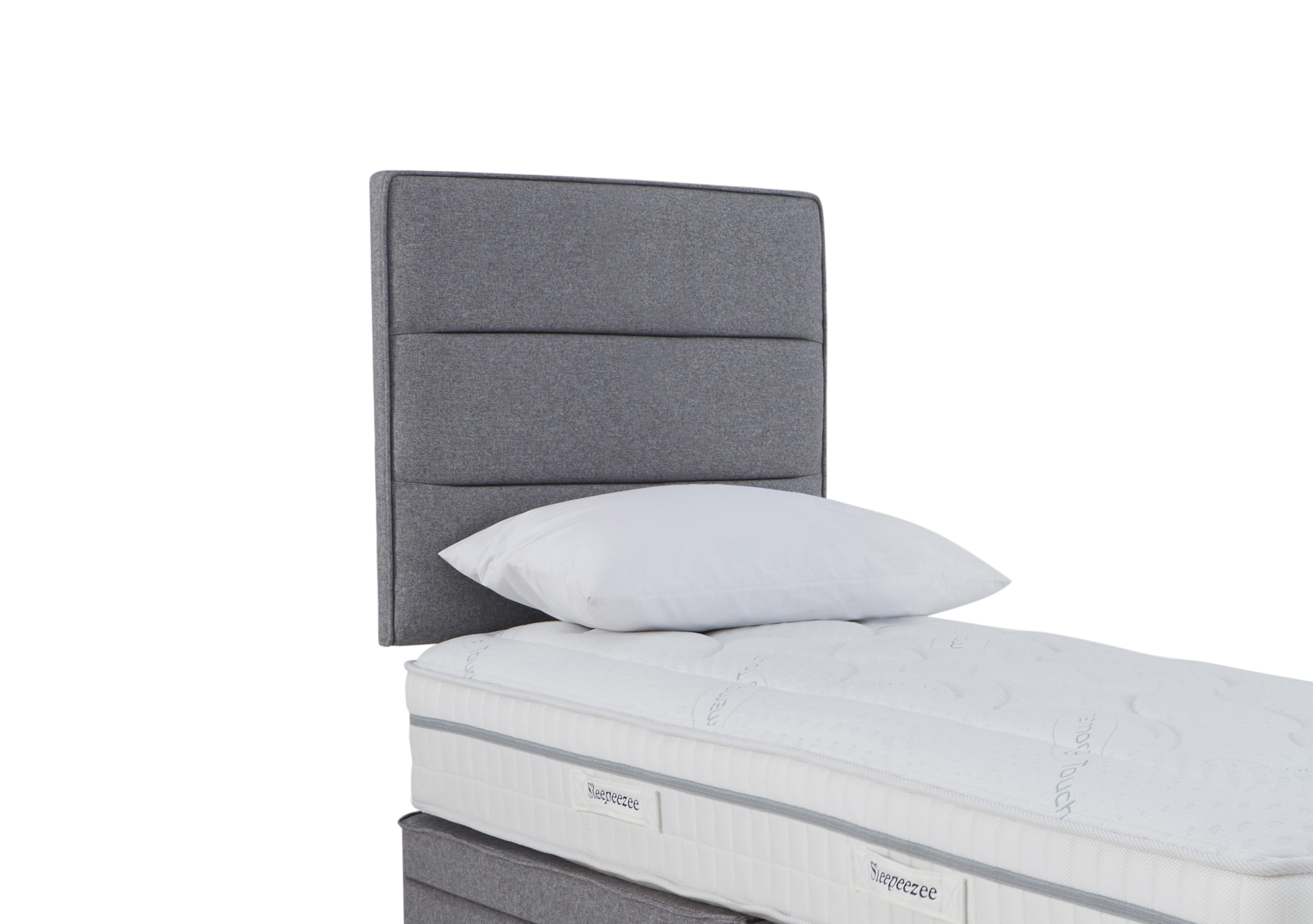 Jack Strutted Headboard in Tweed Grey on Furniture Village