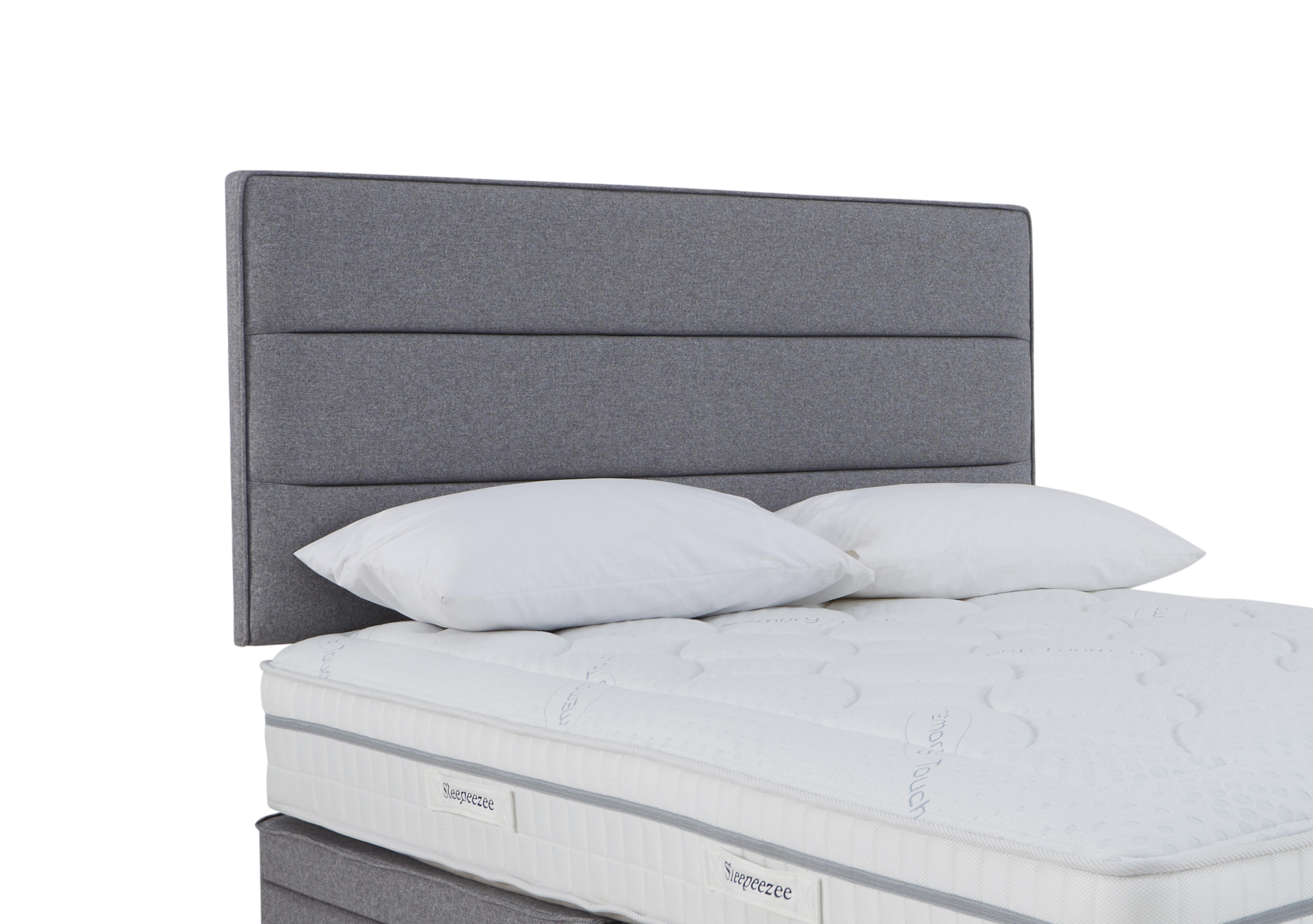 Jack Strutted Headboard in Tweed Grey on Furniture Village