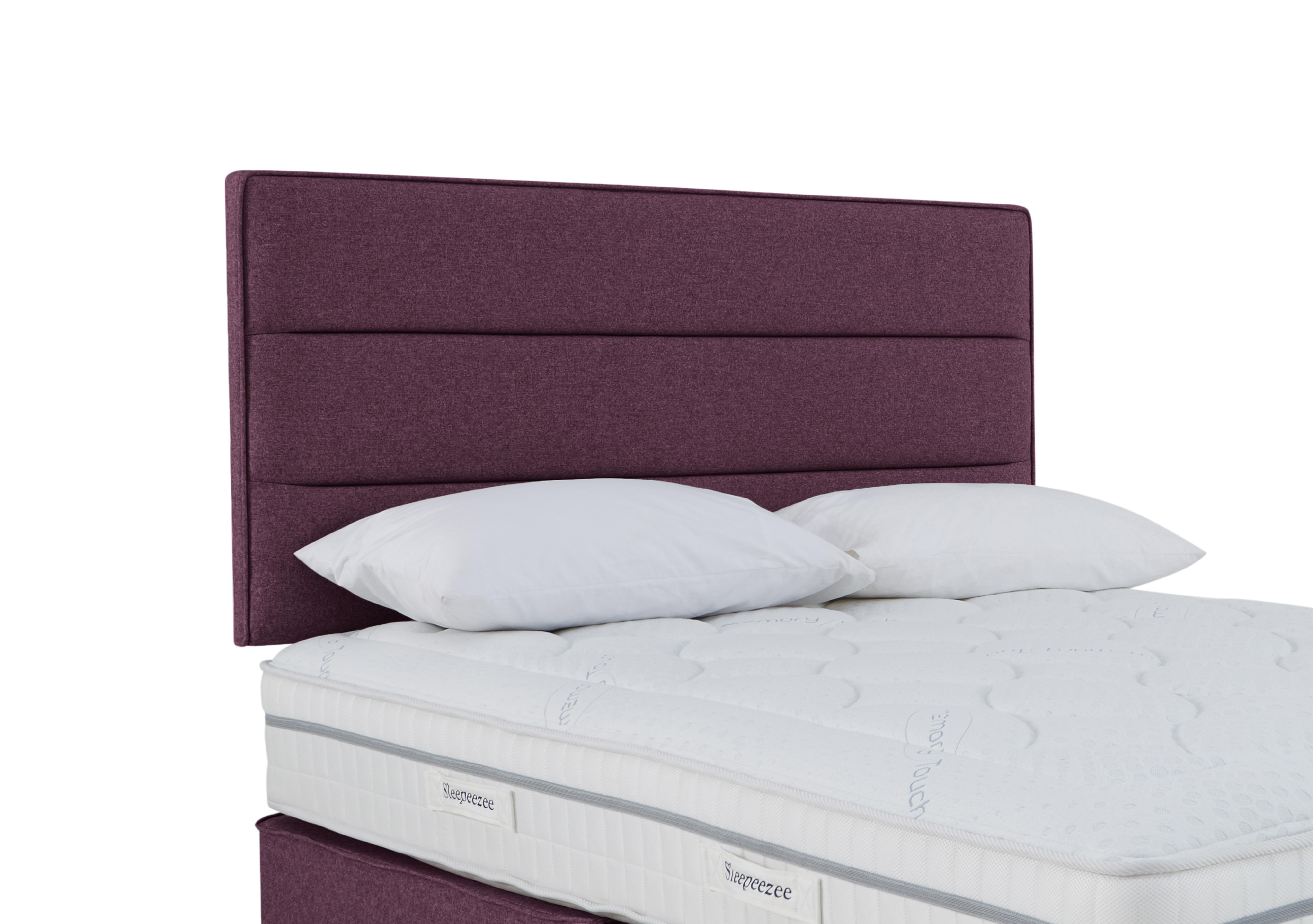Jack Strutted Headboard in Weave Heather on Furniture Village