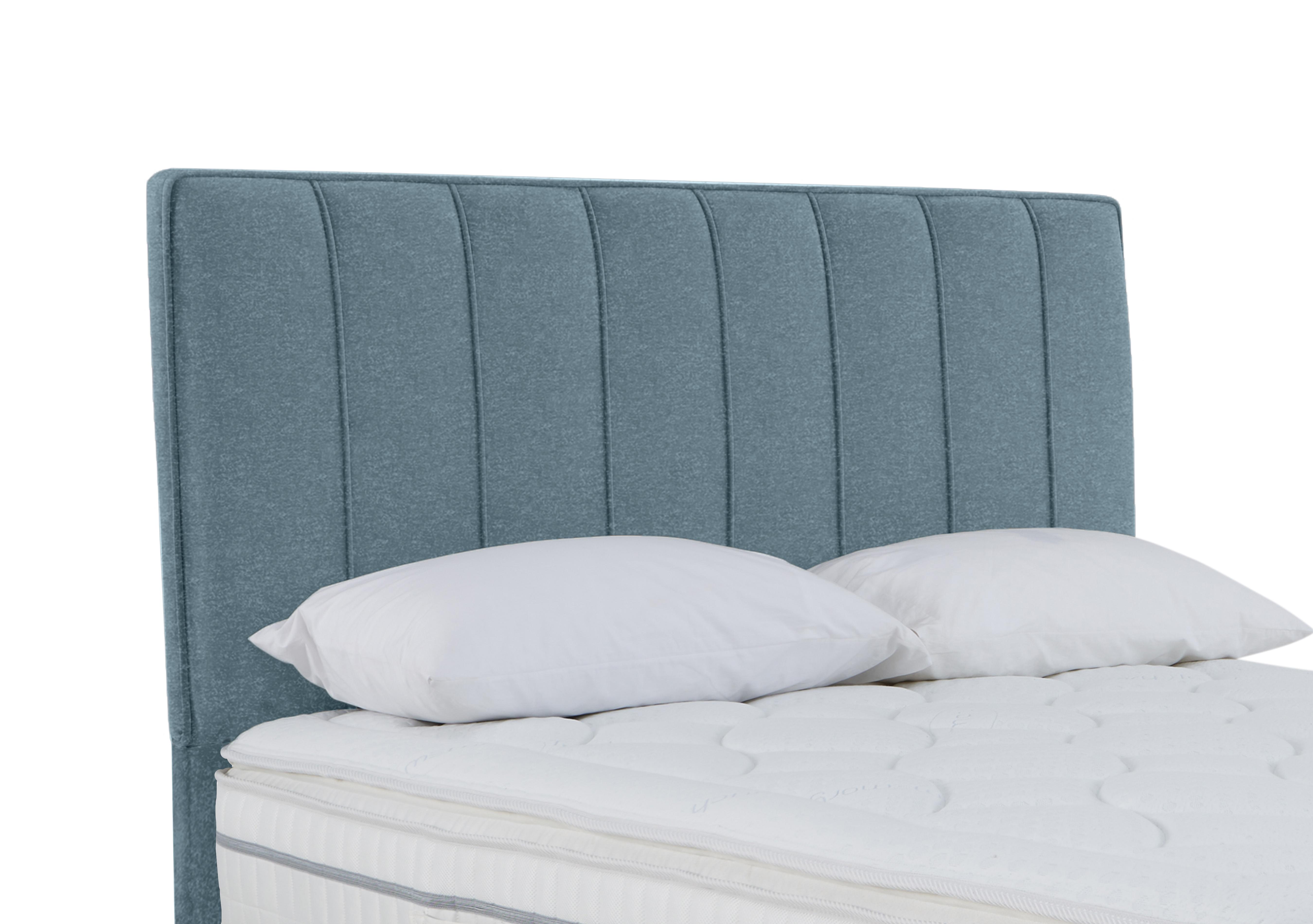 Daniel Floor Standing Headboard in Weave Teal on Furniture Village