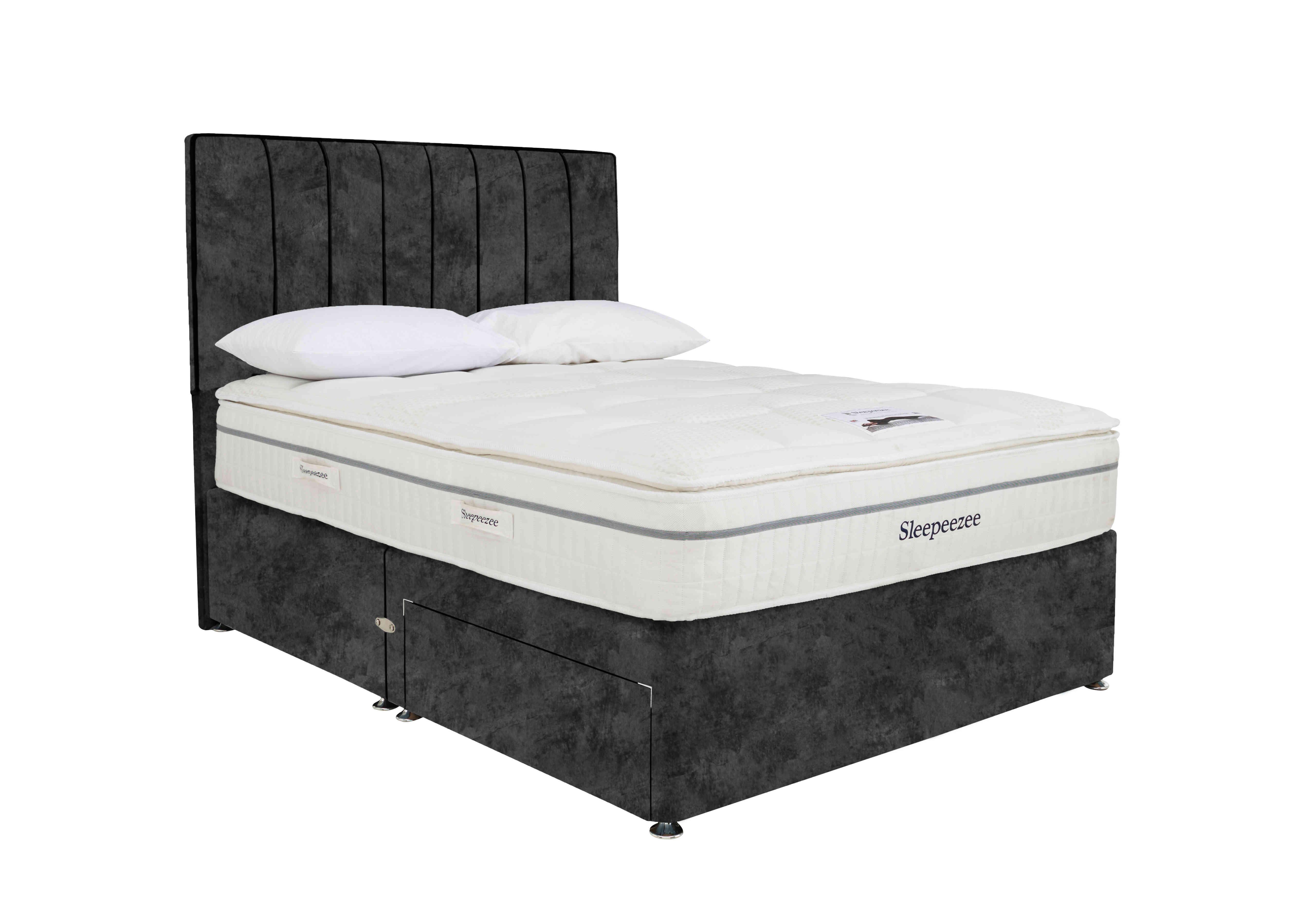 Tranquility 2800 Divan Set in Daytona Coal on Furniture Village