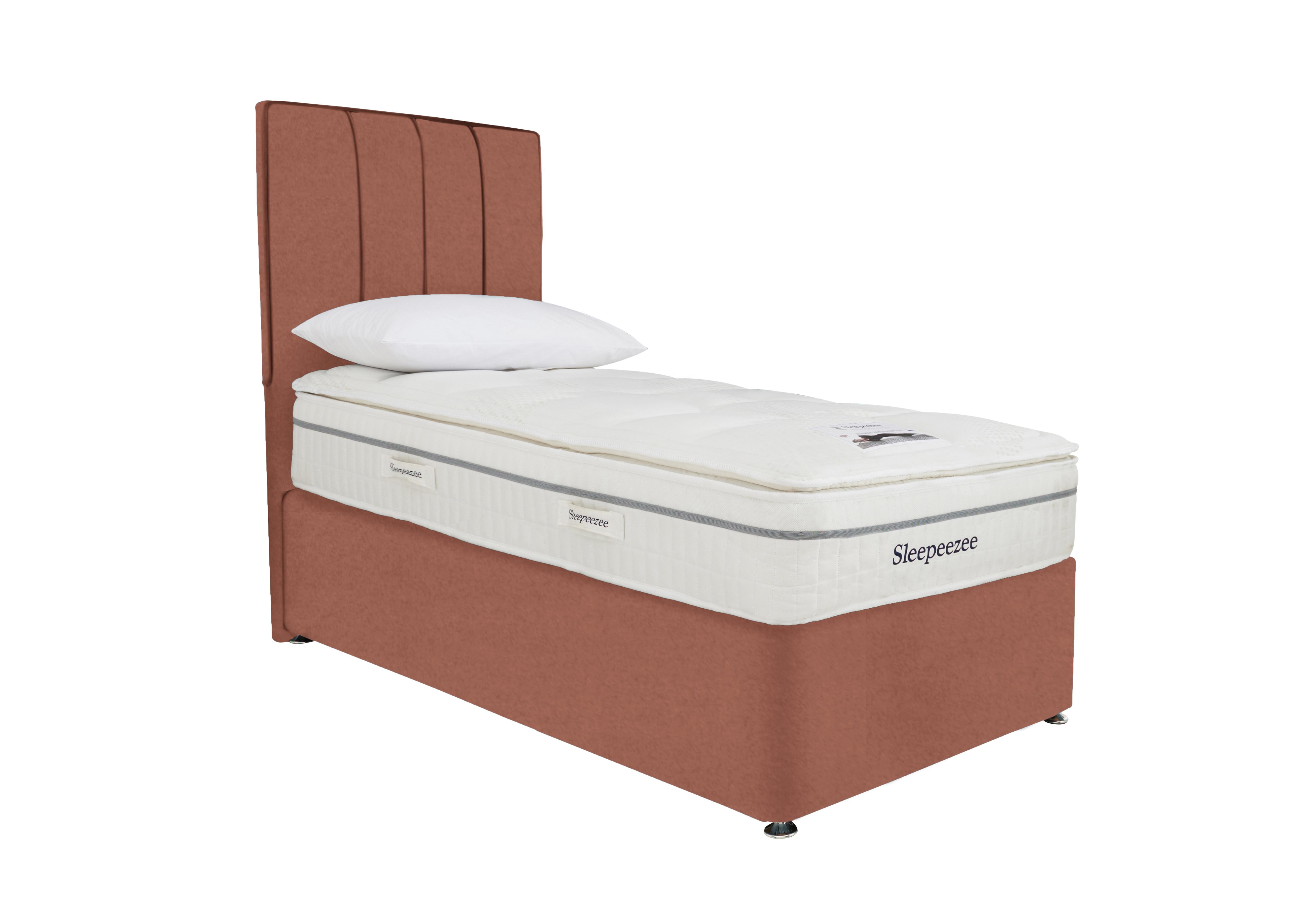 Tranquility 2800 Divan Set in Joshua Burnt Orange on Furniture Village