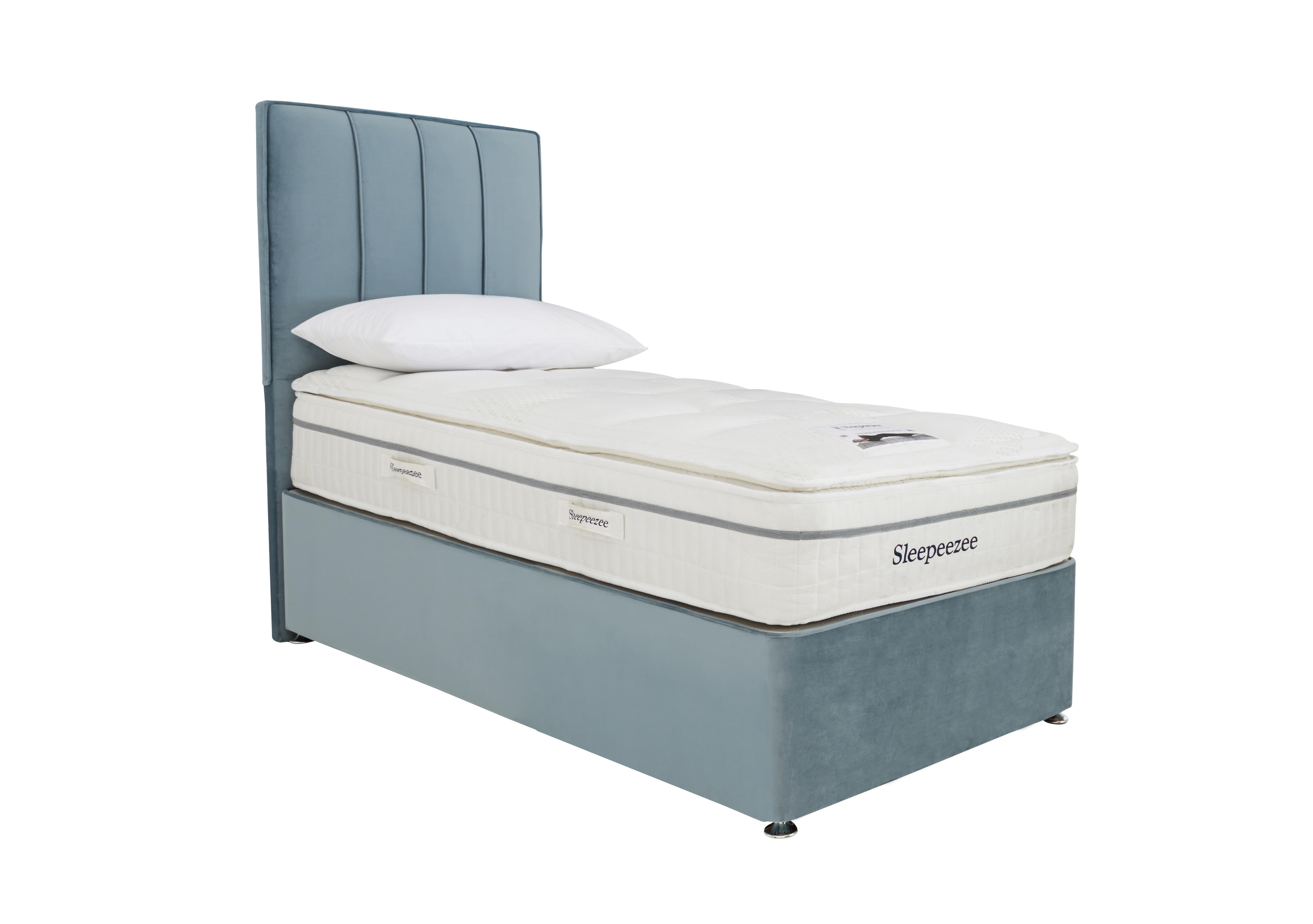 Tranquility 2800 Divan Set in Plush Light Blue on Furniture Village