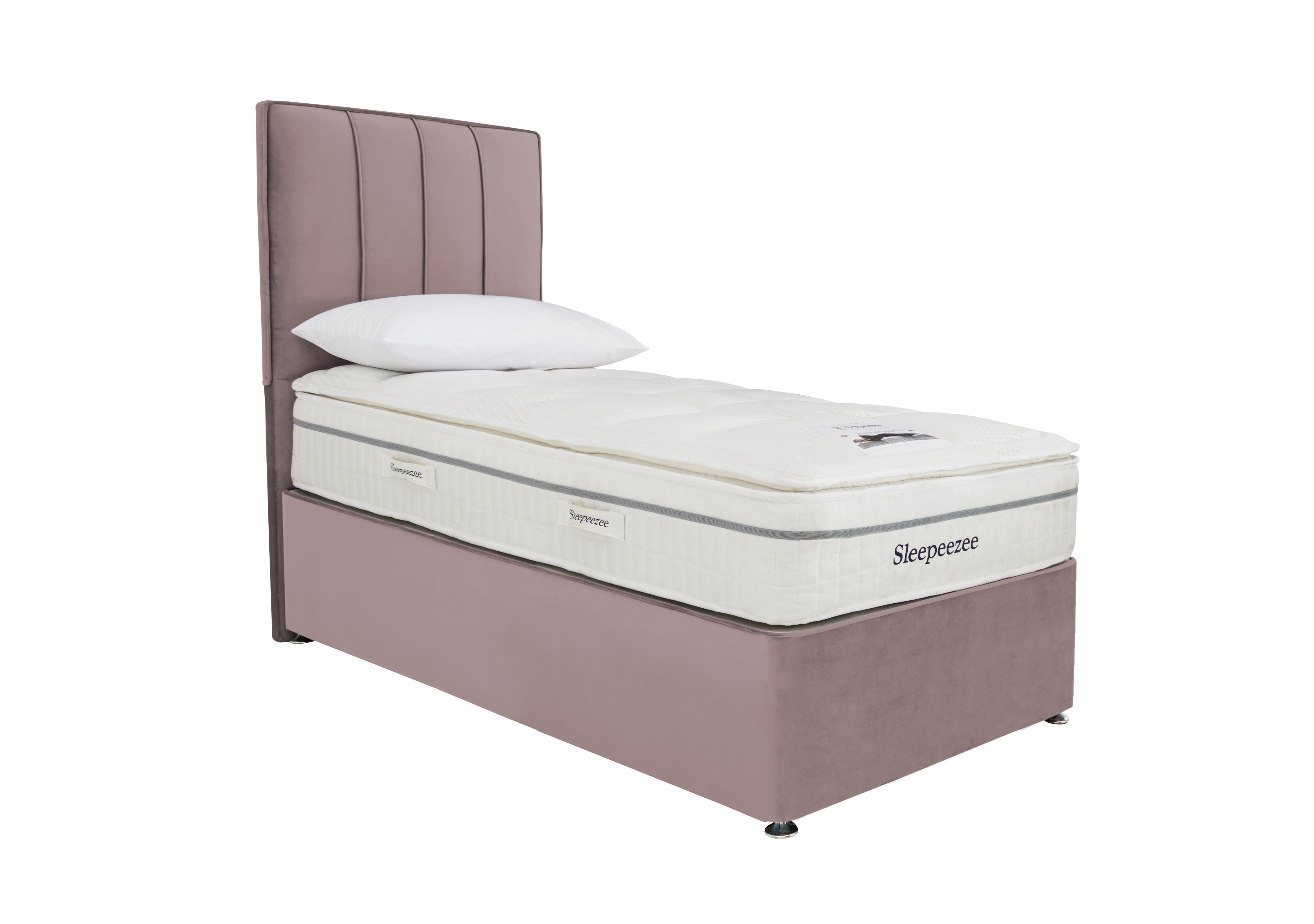 Tranquility 2800 Divan Set in Plush Light Pink on Furniture Village