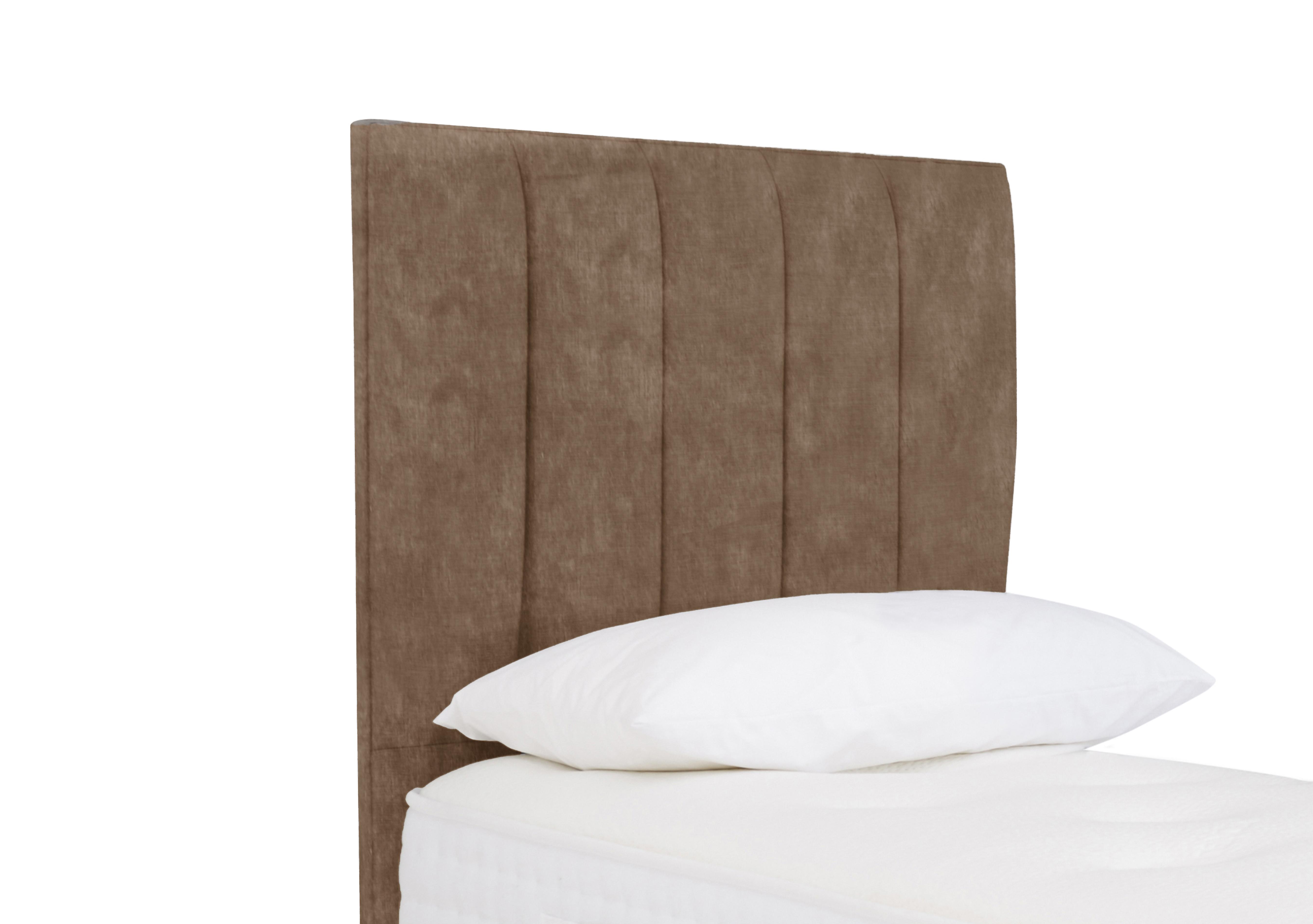 Tracks Floor Standing Headboard in Lace Caramel on Furniture Village