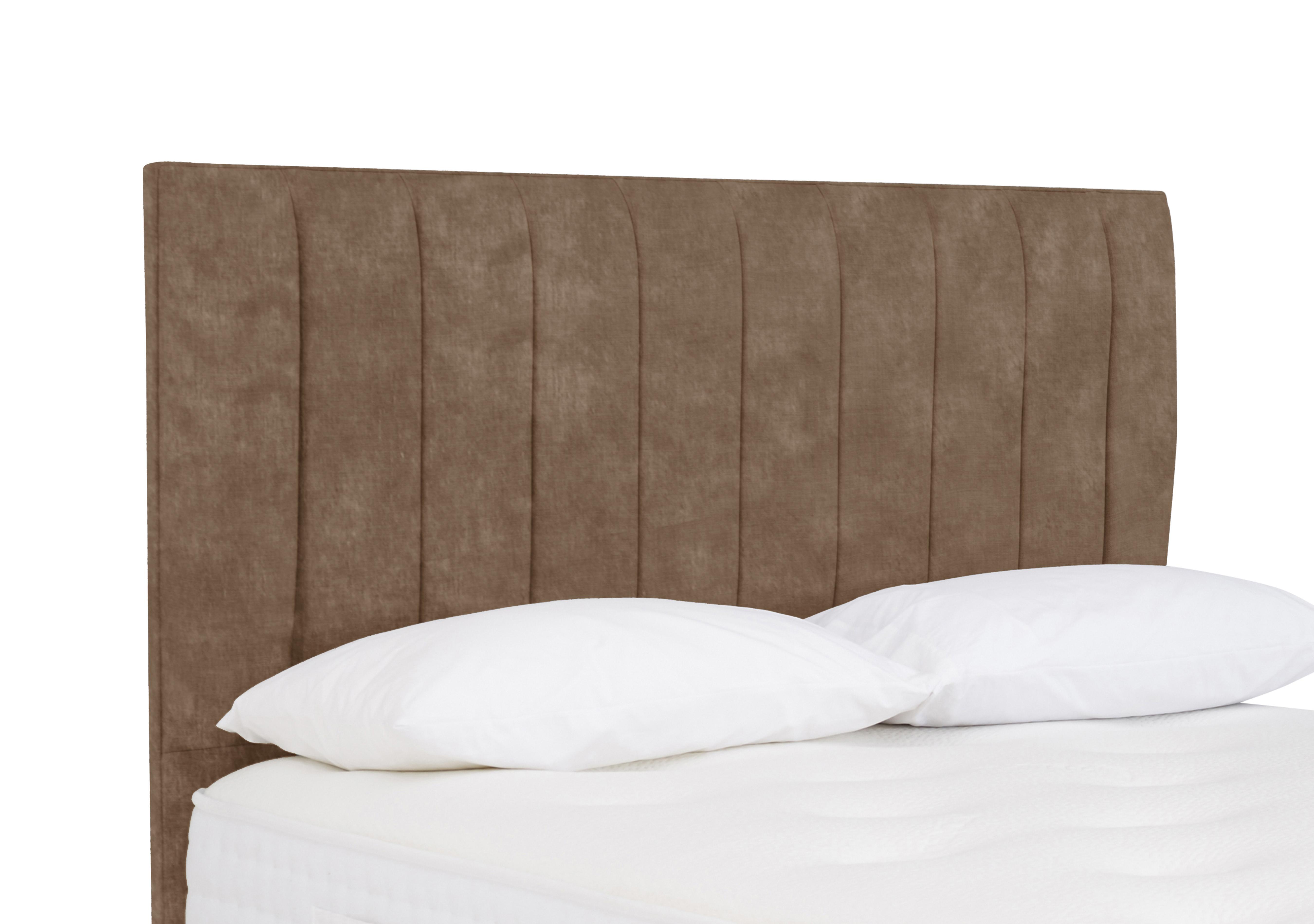 Tracks Floor Standing Headboard in Lace Caramel on Furniture Village