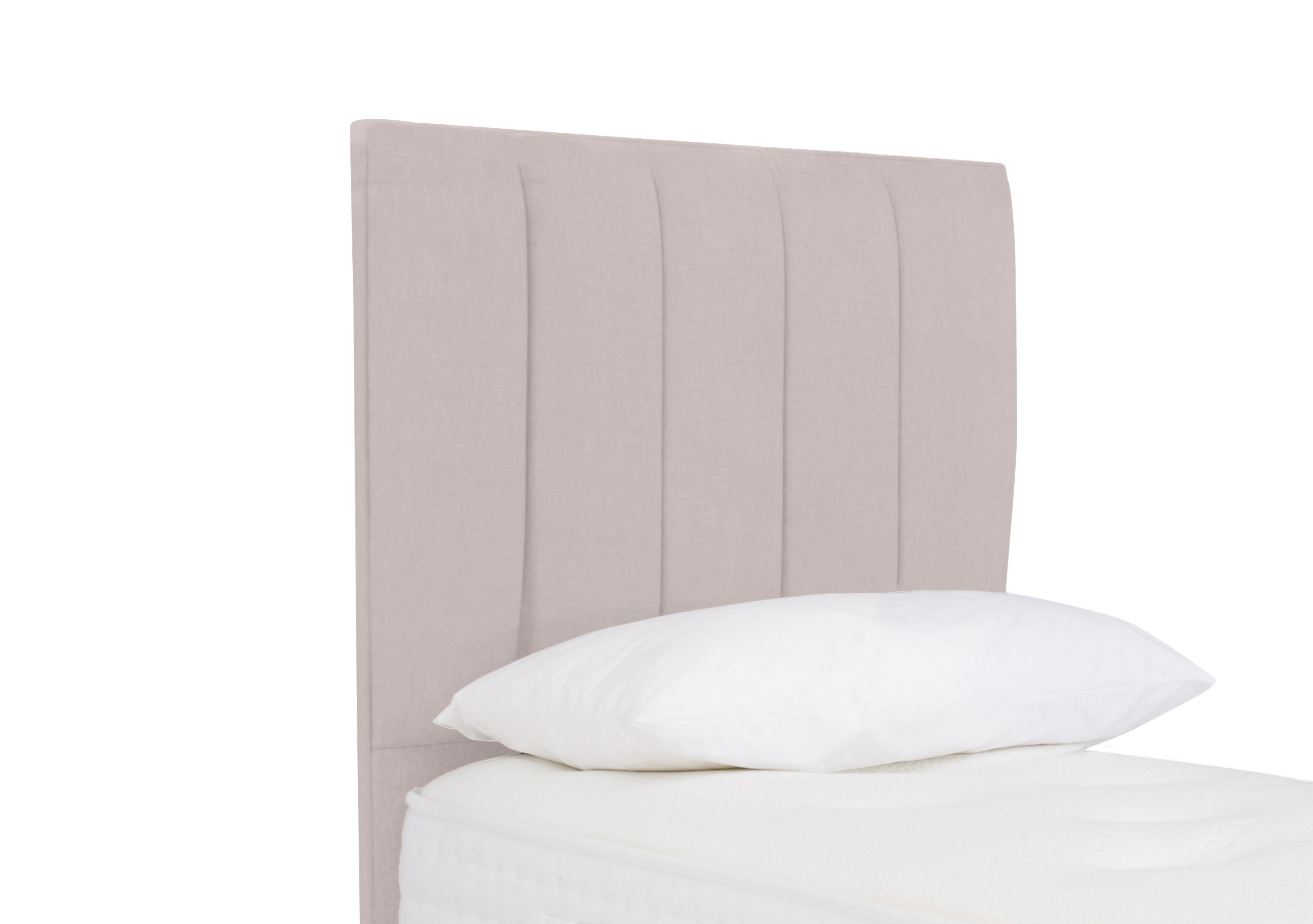 Tracks Floor Standing Headboard in Plush Argent on Furniture Village