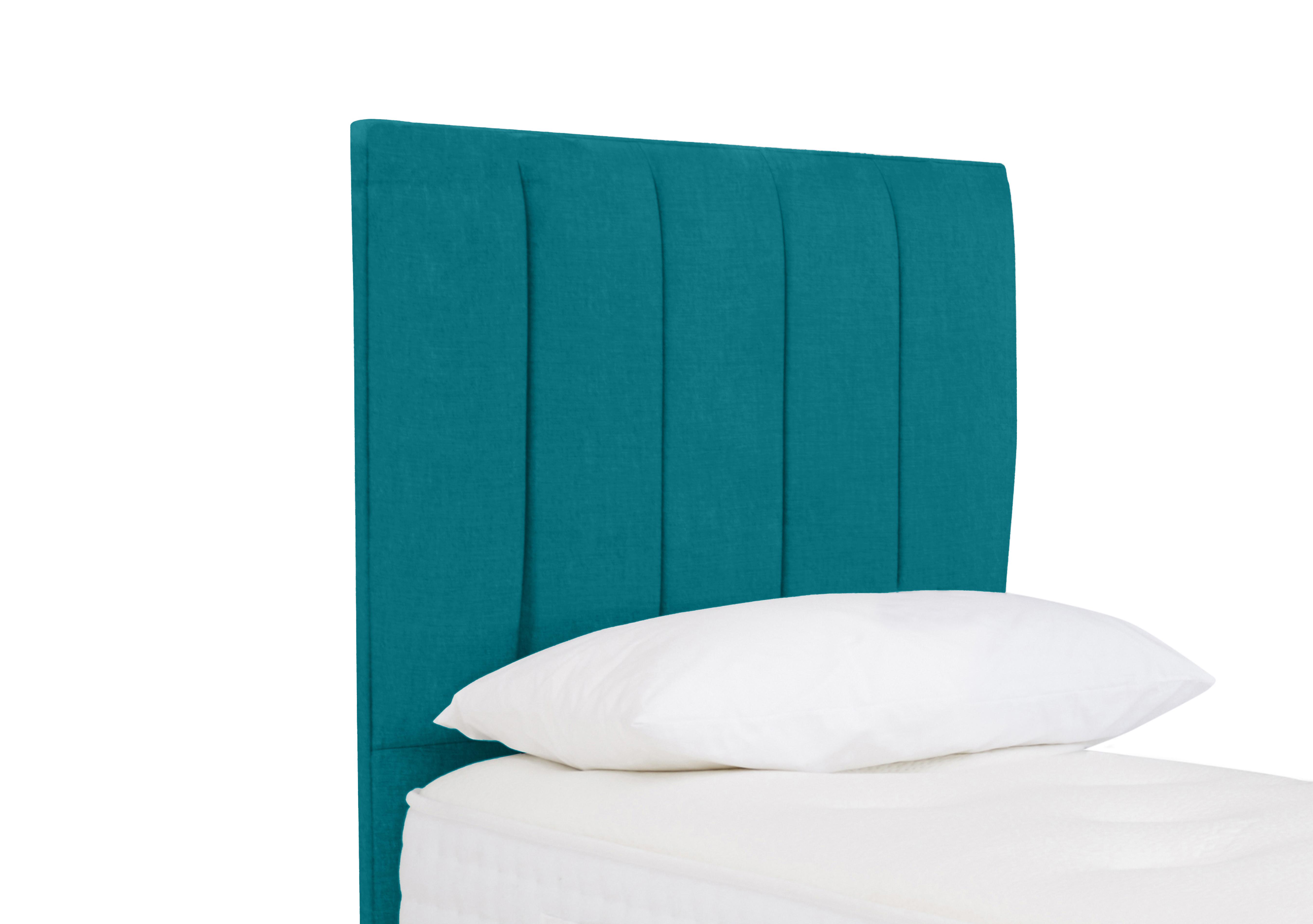 Tracks Floor Standing Headboard in Plush Atlantic on Furniture Village